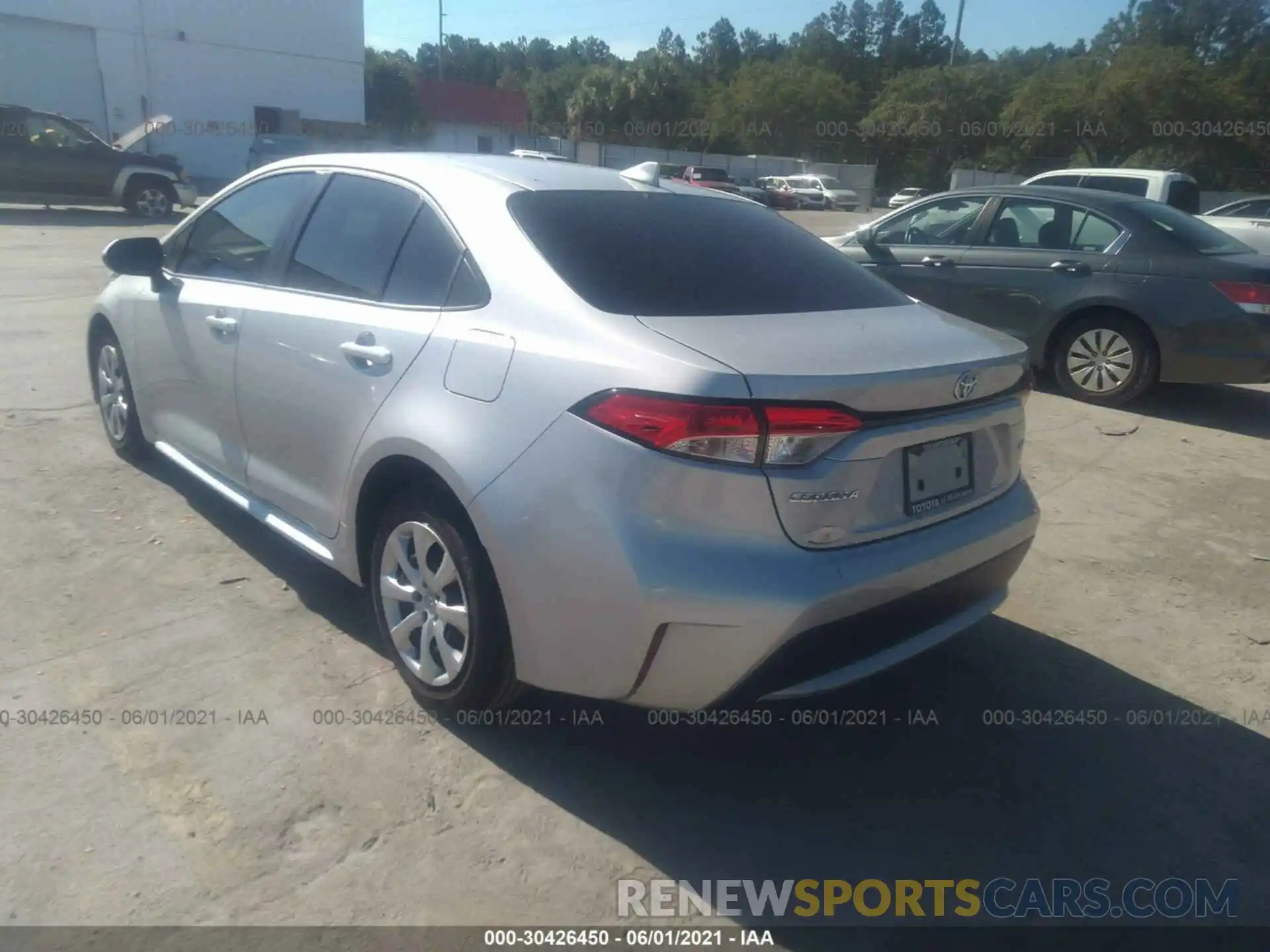 3 Photograph of a damaged car JTDEPMAE9MJ166875 TOYOTA COROLLA 2021