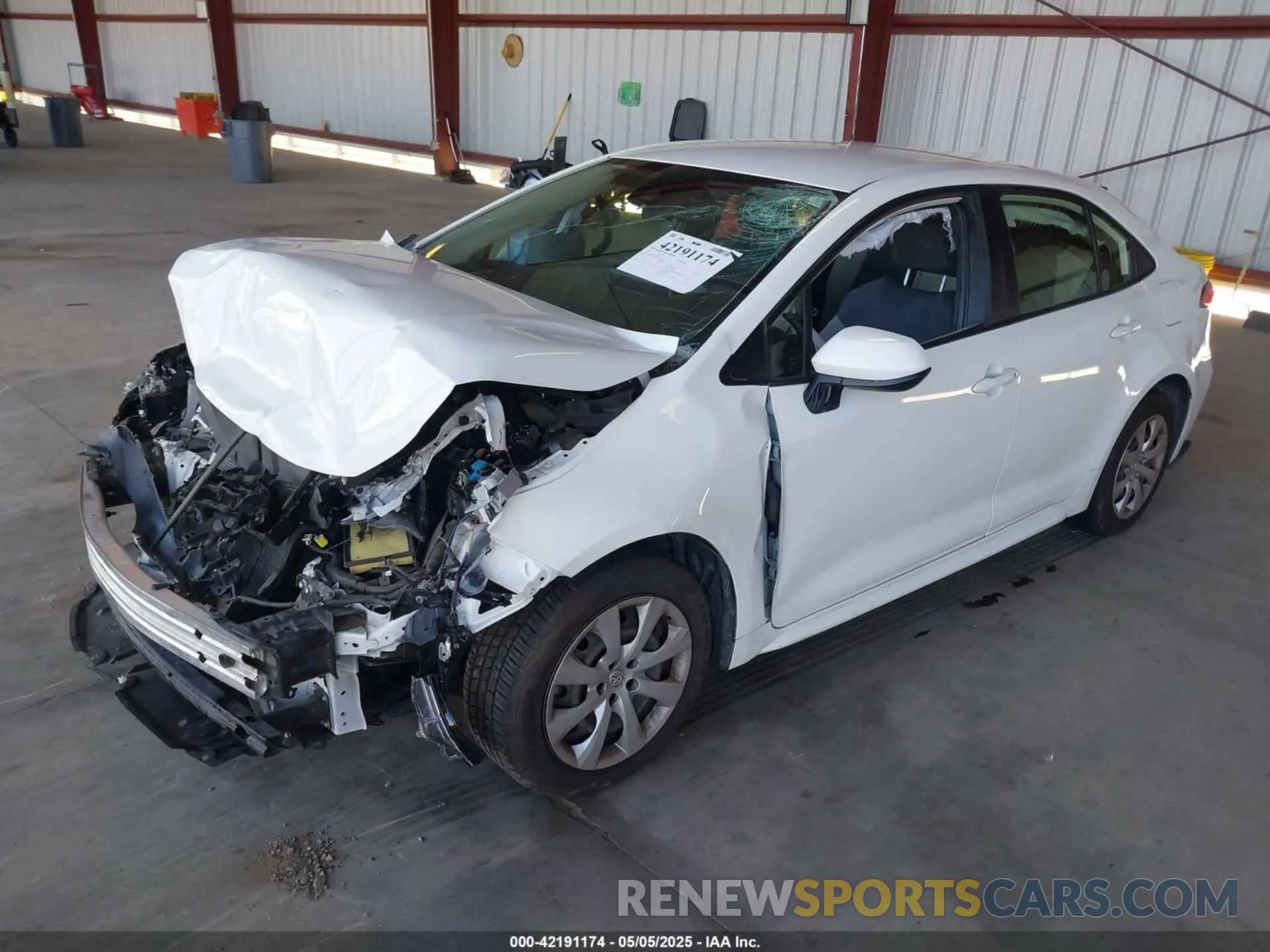 2 Photograph of a damaged car JTDEPMAE9MJ167217 TOYOTA COROLLA 2021