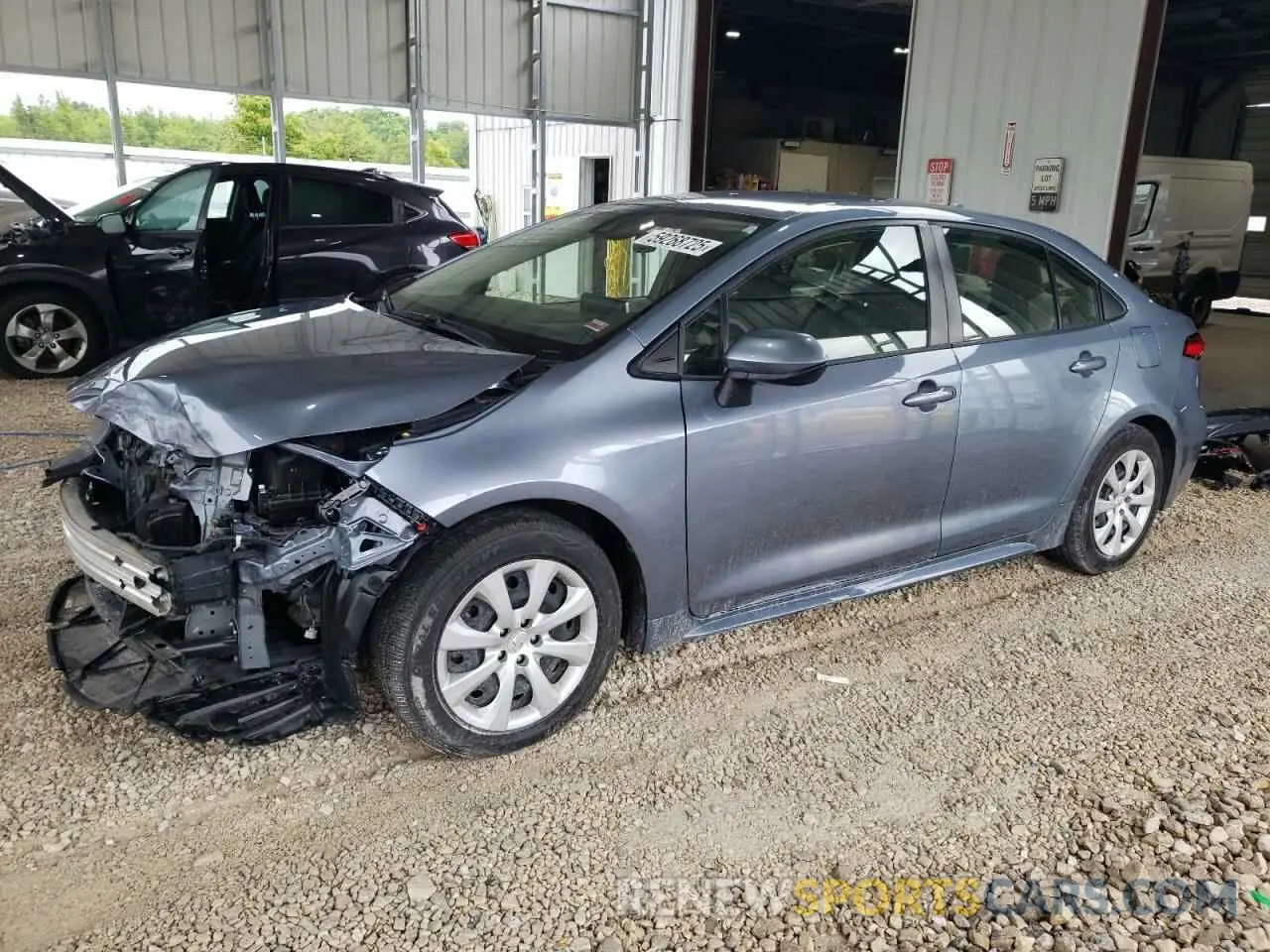 1 Photograph of a damaged car JTDEPMAE9MJ168321 TOYOTA COROLLA 2021