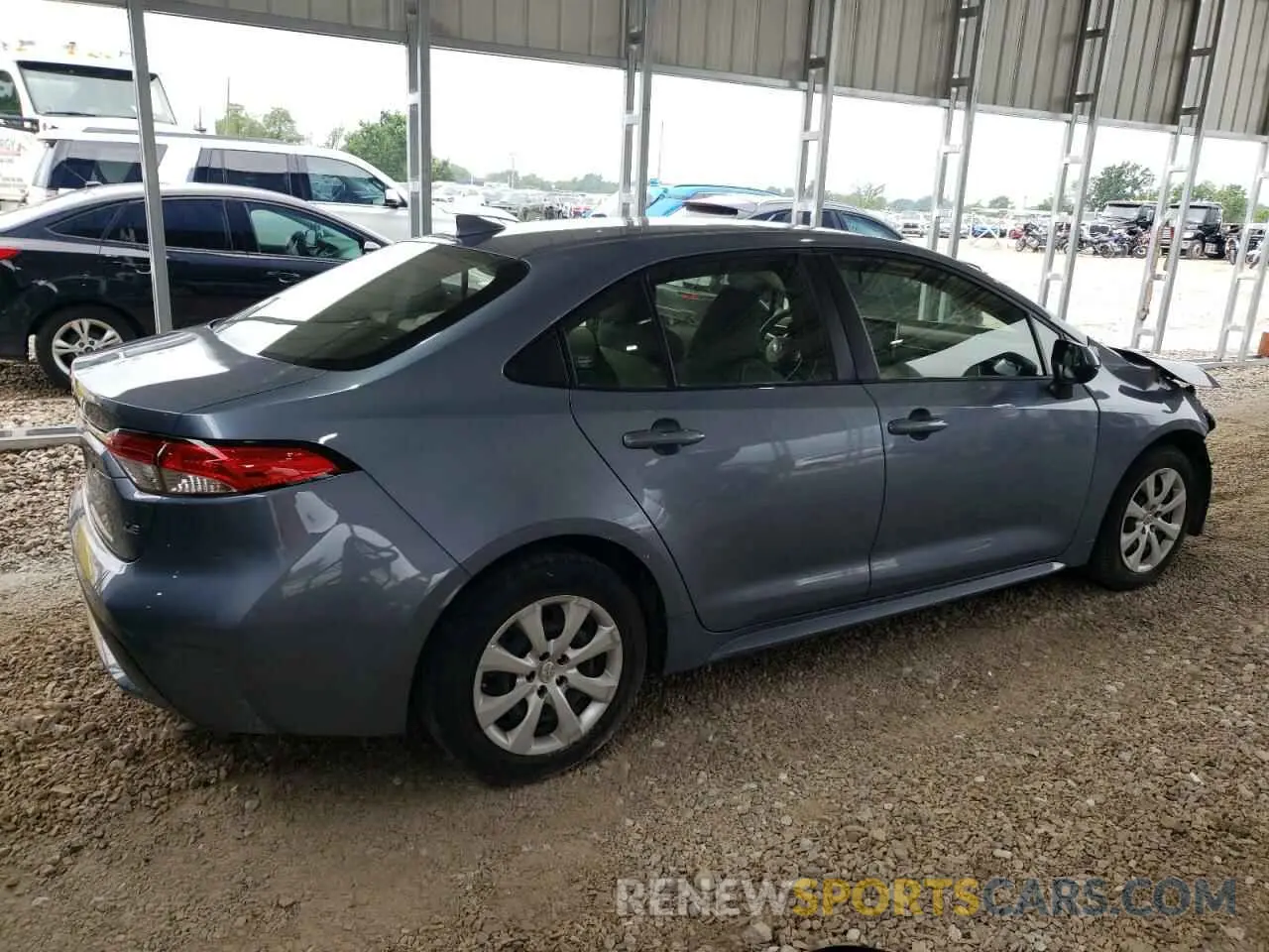 3 Photograph of a damaged car JTDEPMAE9MJ168321 TOYOTA COROLLA 2021