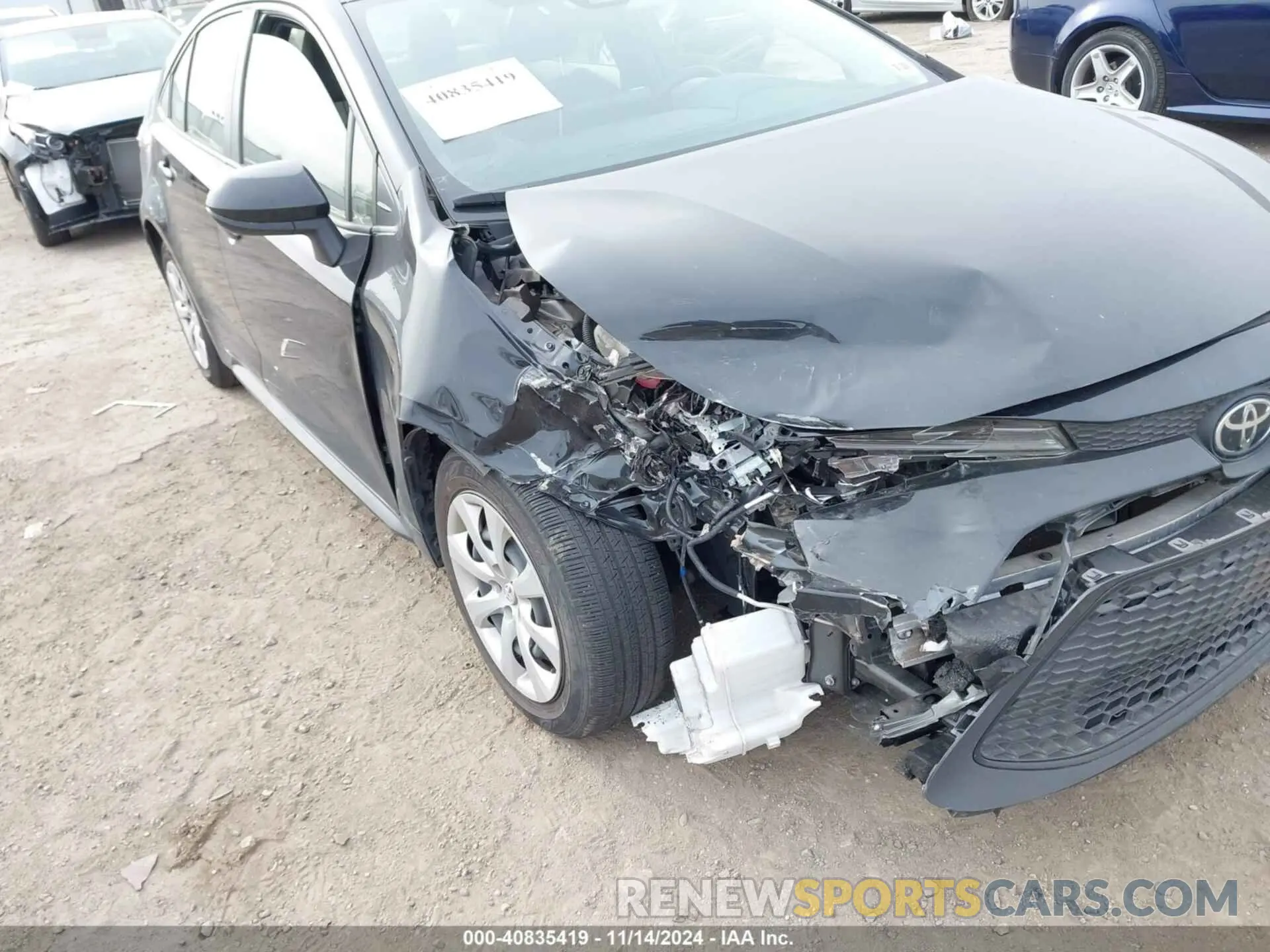 6 Photograph of a damaged car JTDEPMAE9MJ168383 TOYOTA COROLLA 2021