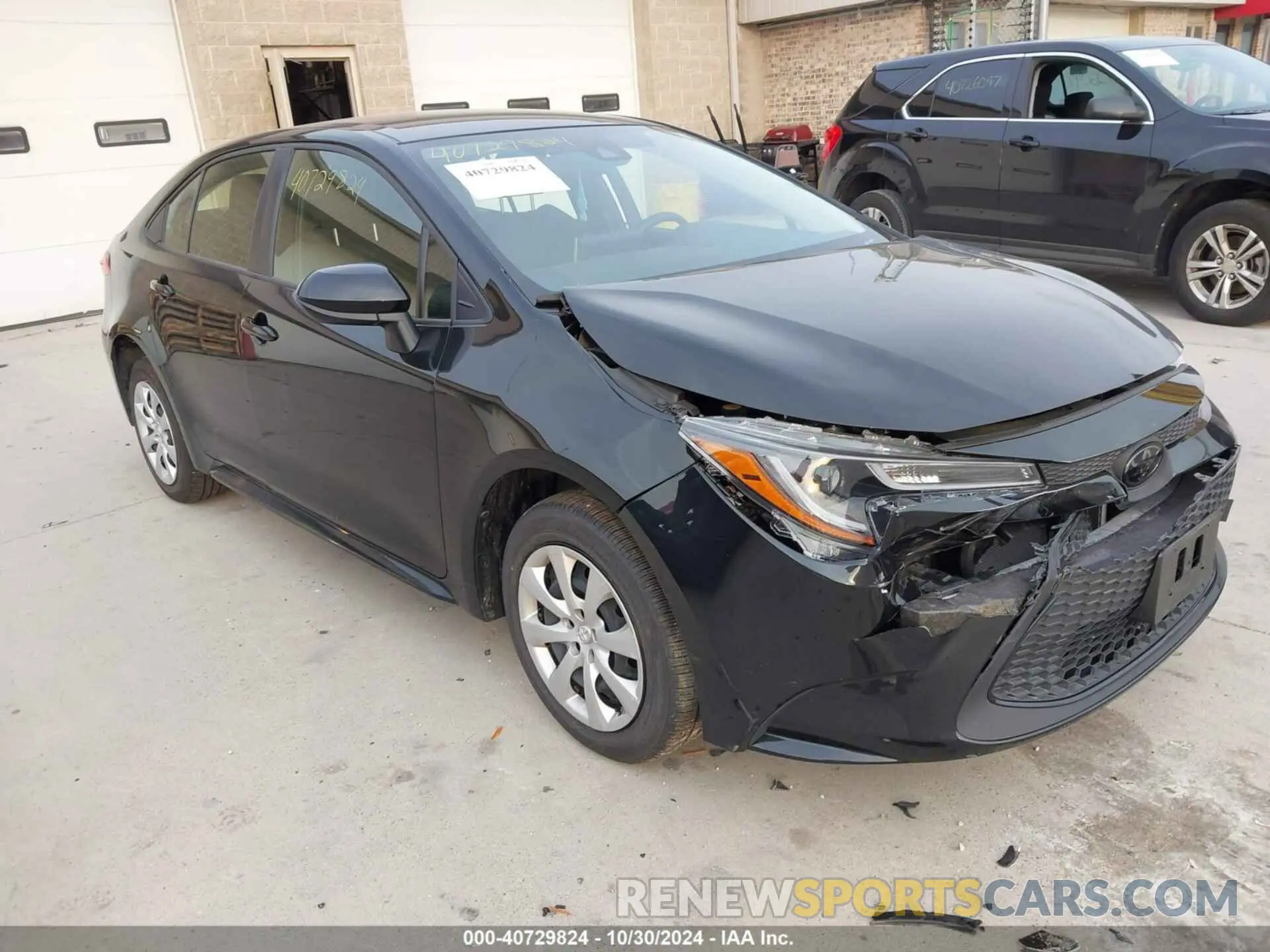 1 Photograph of a damaged car JTDEPMAE9MJ171462 TOYOTA COROLLA 2021