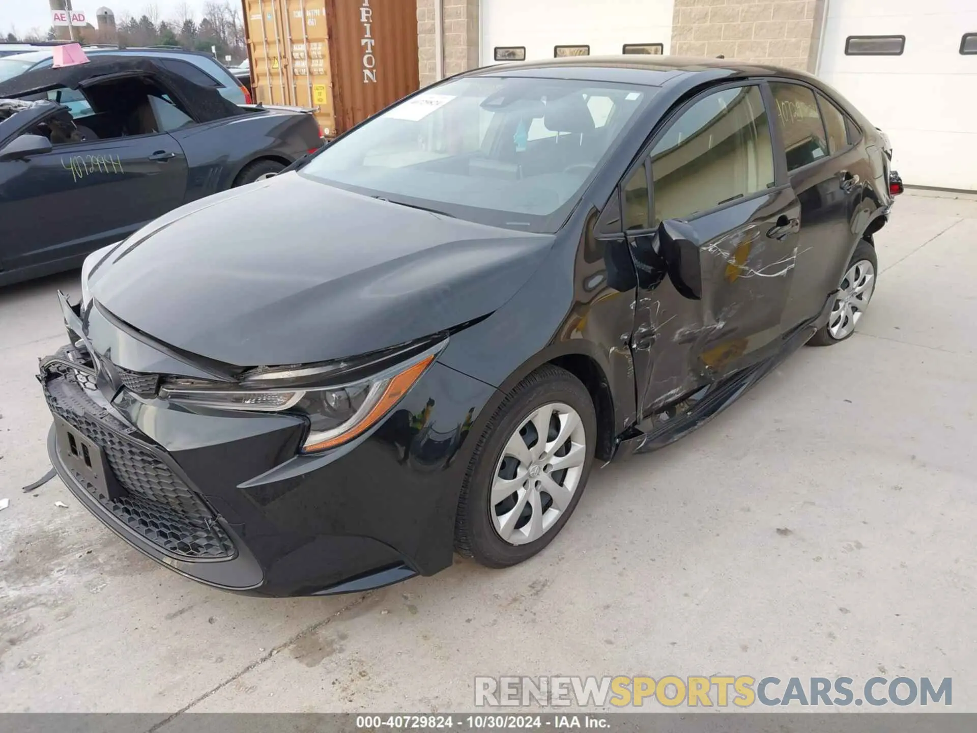 2 Photograph of a damaged car JTDEPMAE9MJ171462 TOYOTA COROLLA 2021