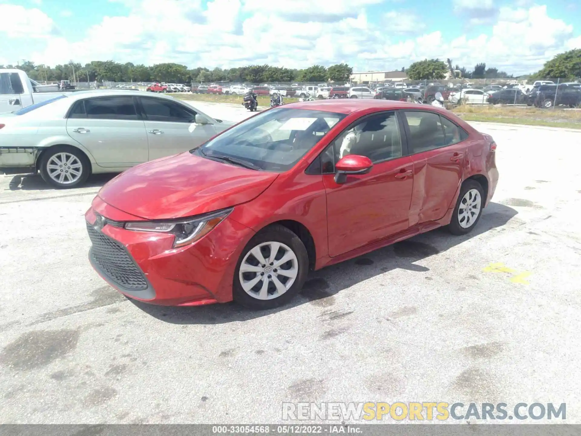 2 Photograph of a damaged car JTDEPMAE9MJ172322 TOYOTA COROLLA 2021