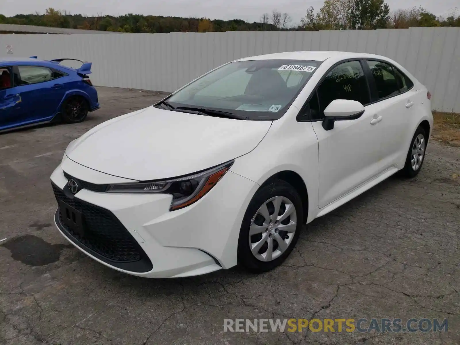 2 Photograph of a damaged car JTDEPMAE9MJ179240 TOYOTA COROLLA 2021