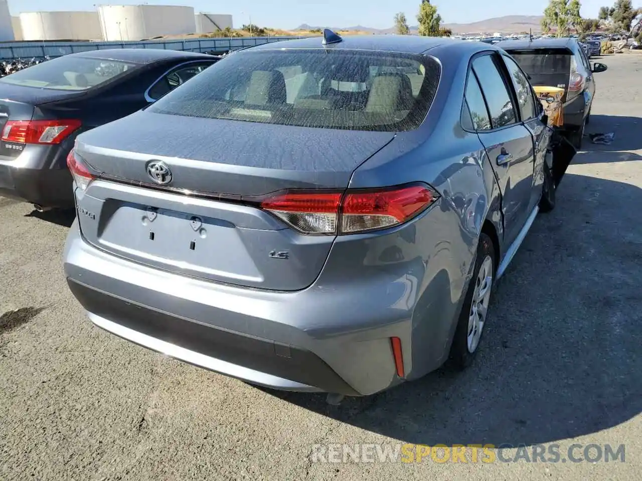 4 Photograph of a damaged car JTDEPMAE9MJ182476 TOYOTA COROLLA 2021