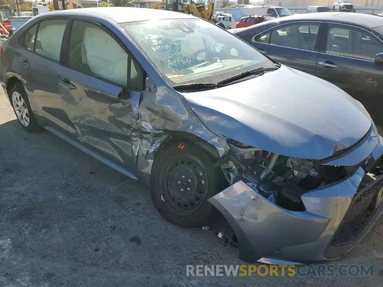 9 Photograph of a damaged car JTDEPMAE9MJ182476 TOYOTA COROLLA 2021