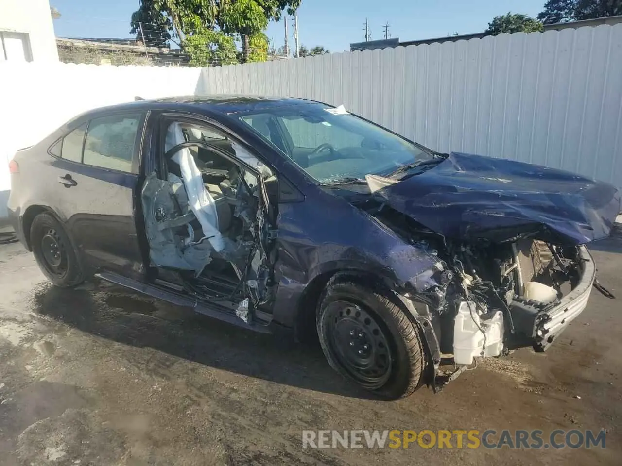 4 Photograph of a damaged car JTDEPMAE9MJ184180 TOYOTA COROLLA 2021