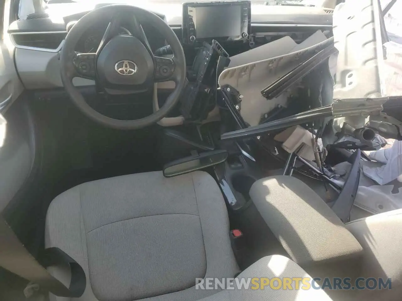 8 Photograph of a damaged car JTDEPMAE9MJ184180 TOYOTA COROLLA 2021