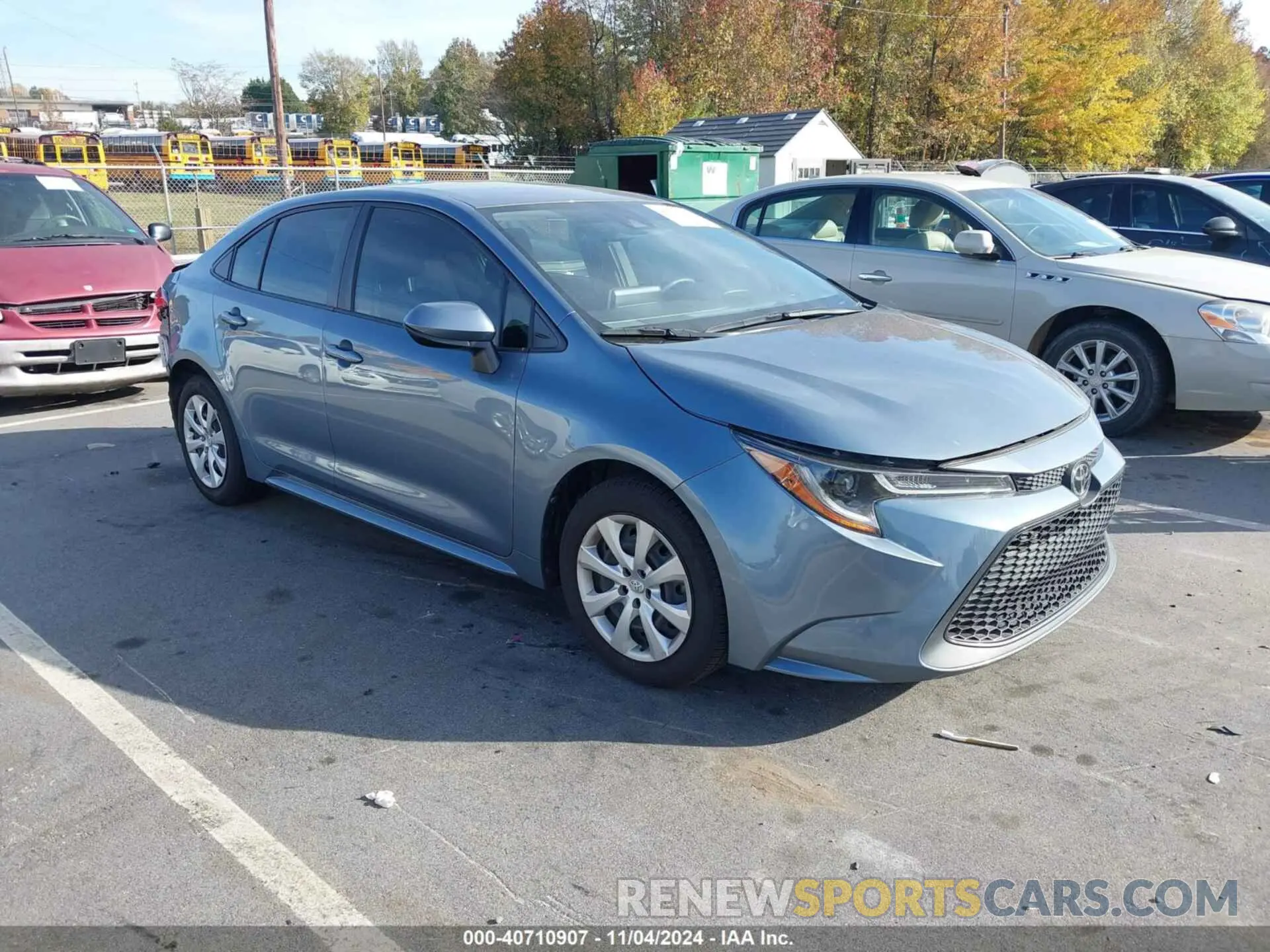 1 Photograph of a damaged car JTDEPMAE9MJ185944 TOYOTA COROLLA 2021