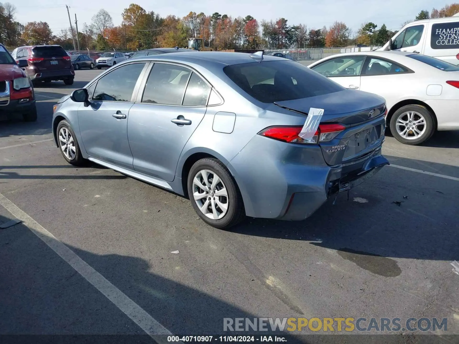3 Photograph of a damaged car JTDEPMAE9MJ185944 TOYOTA COROLLA 2021