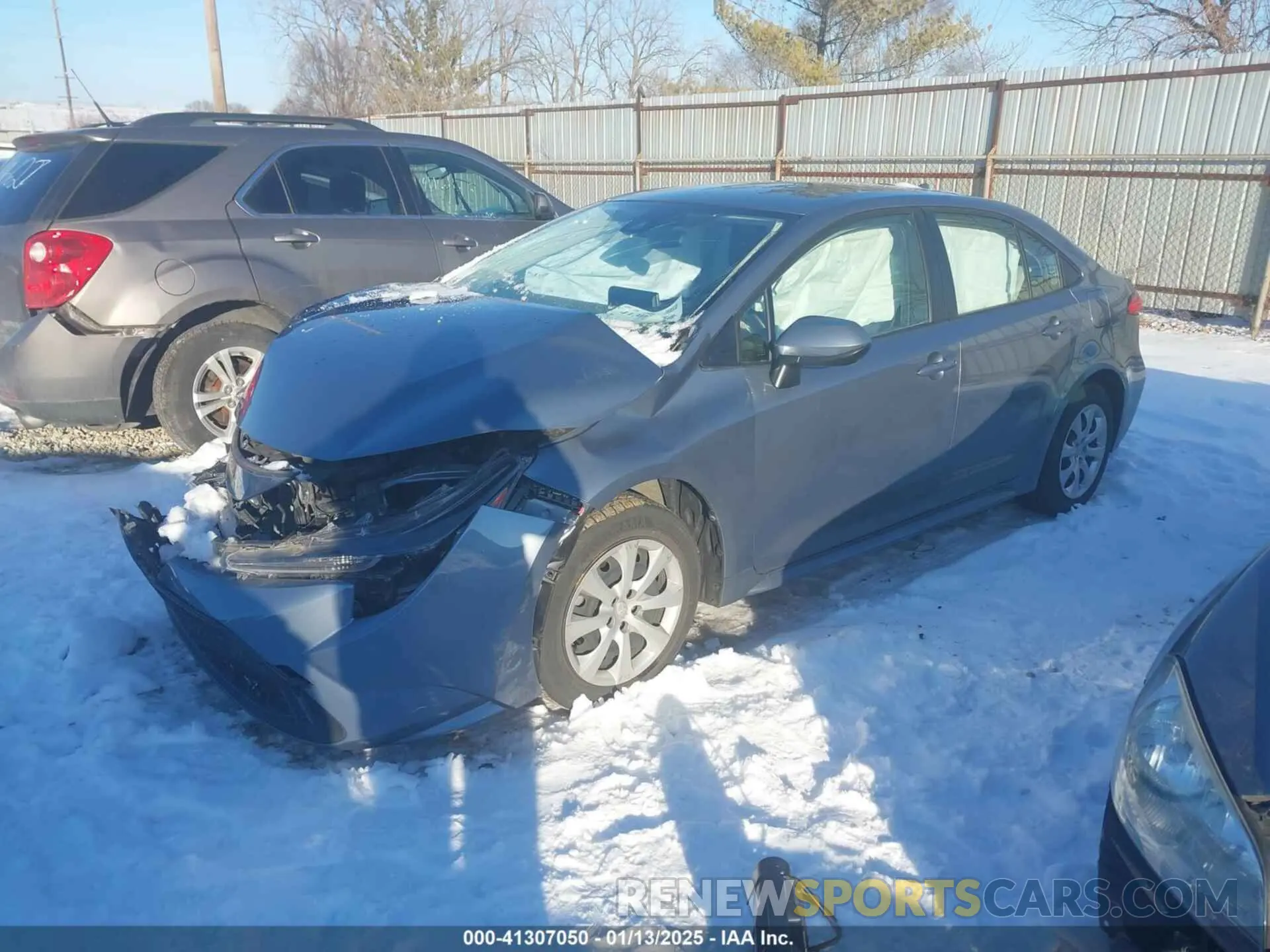 2 Photograph of a damaged car JTDEPMAE9MJ189752 TOYOTA COROLLA 2021