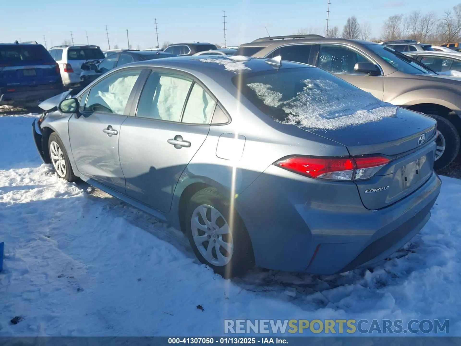 3 Photograph of a damaged car JTDEPMAE9MJ189752 TOYOTA COROLLA 2021