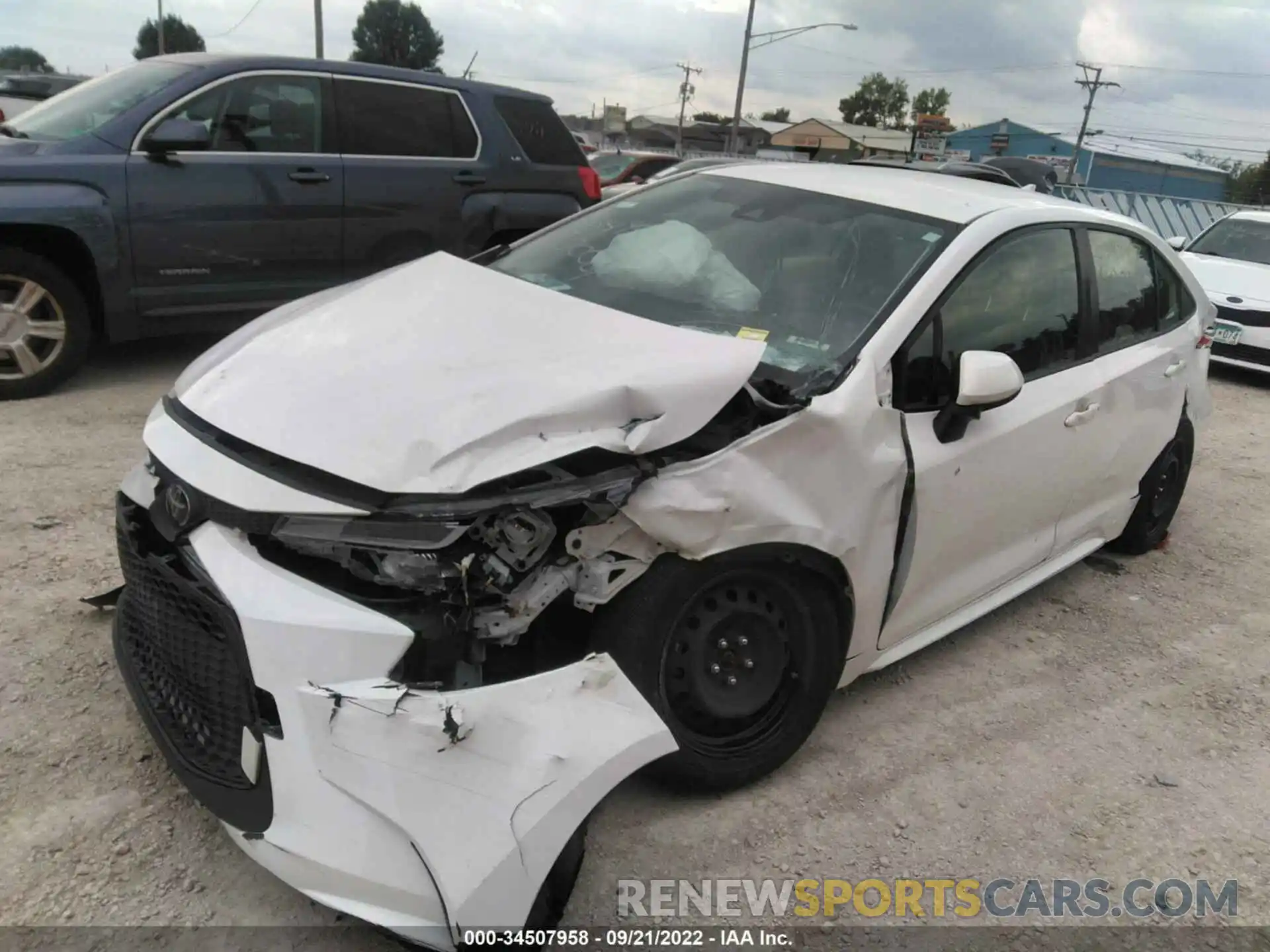 2 Photograph of a damaged car JTDEPMAEXMJ117457 TOYOTA COROLLA 2021