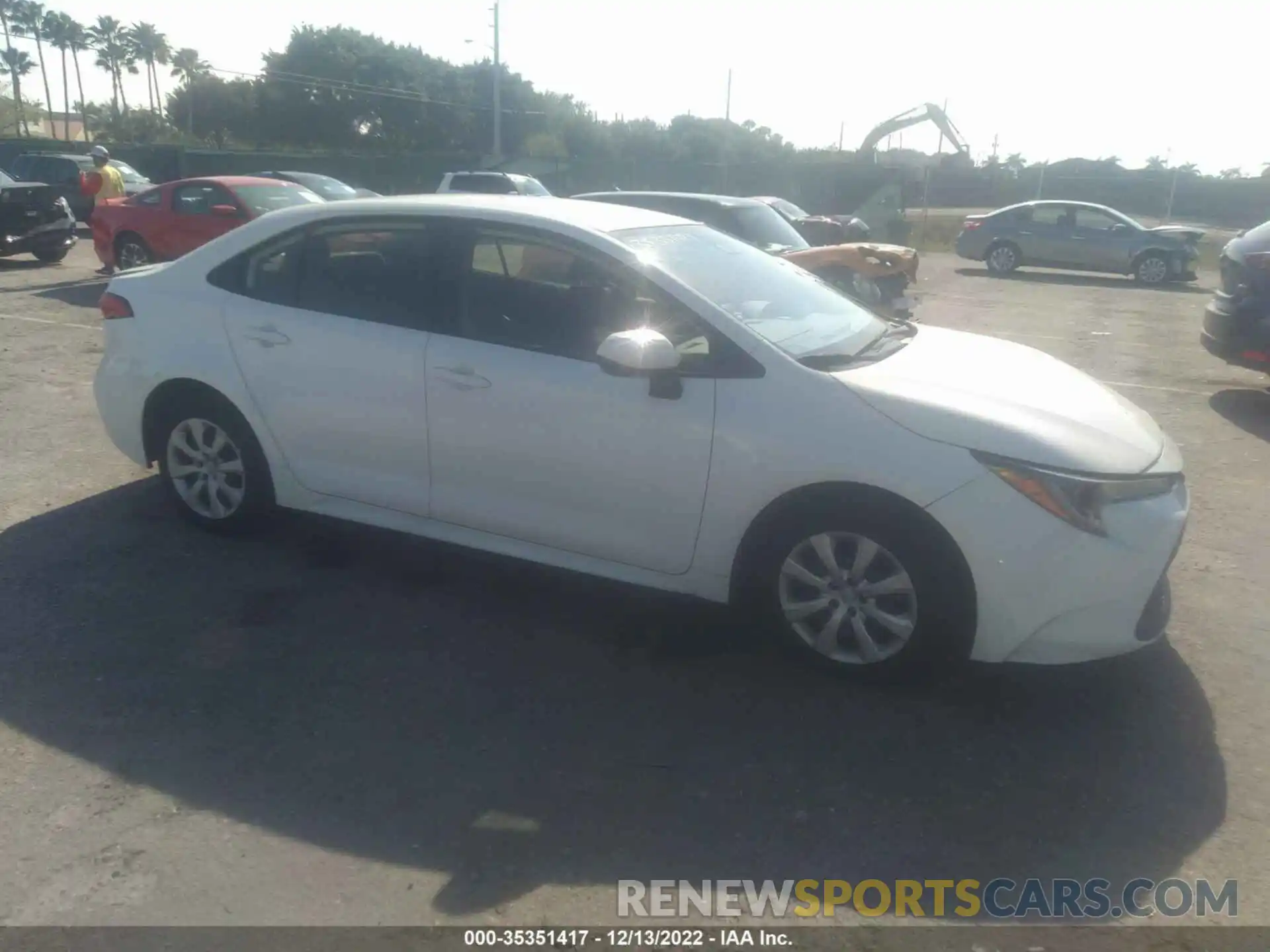 1 Photograph of a damaged car JTDEPMAEXMJ118088 TOYOTA COROLLA 2021