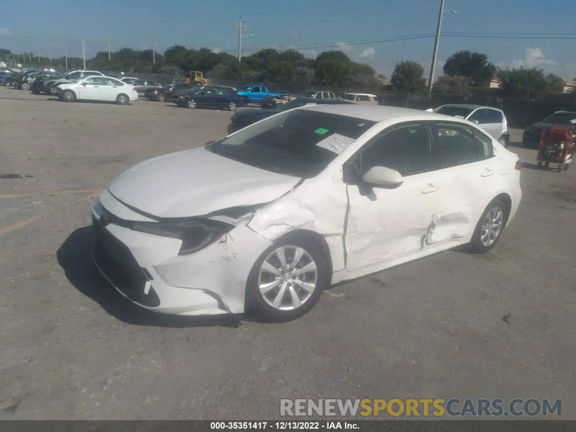 2 Photograph of a damaged car JTDEPMAEXMJ118088 TOYOTA COROLLA 2021