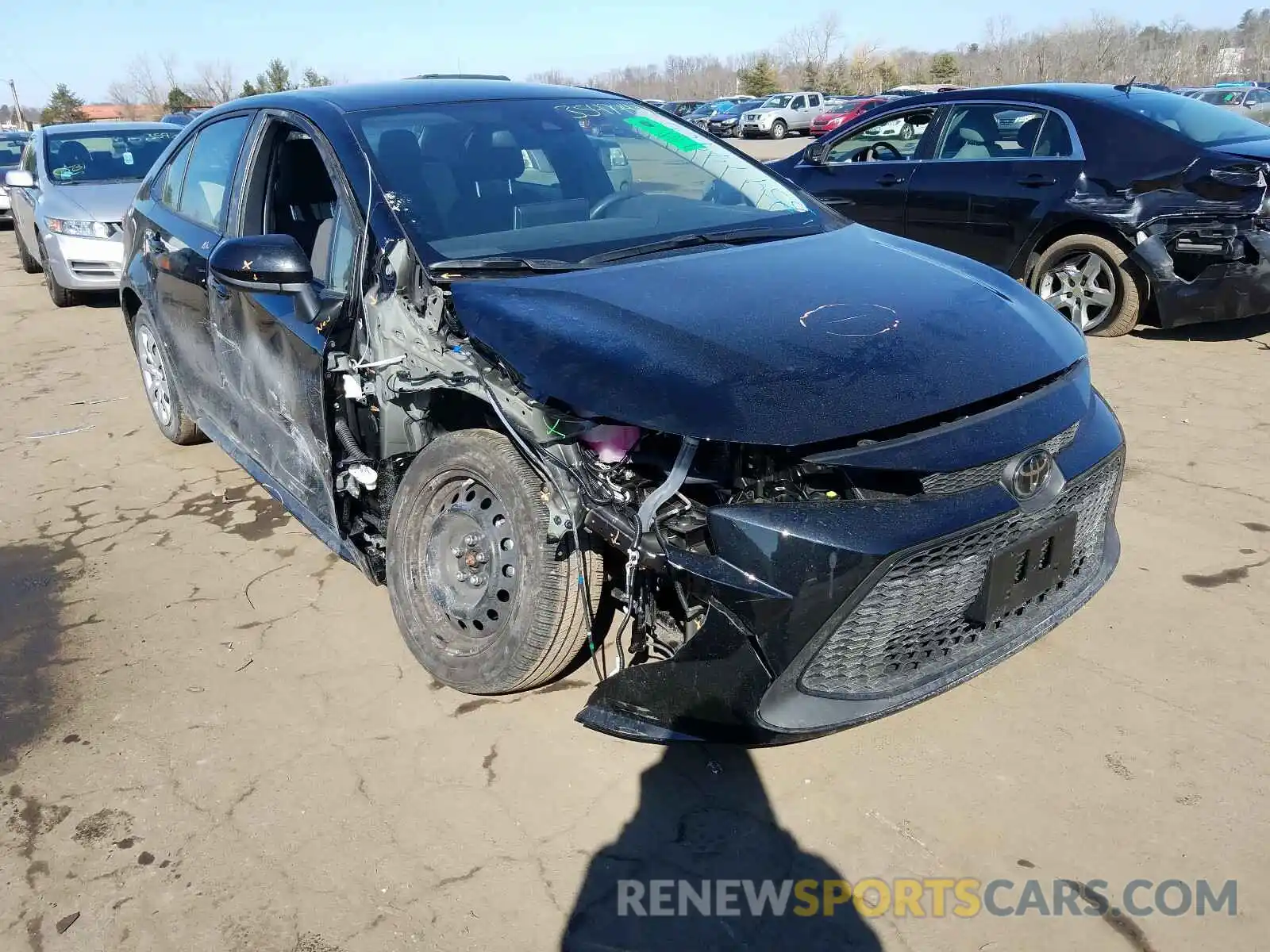 1 Photograph of a damaged car JTDEPMAEXMJ120620 TOYOTA COROLLA 2021