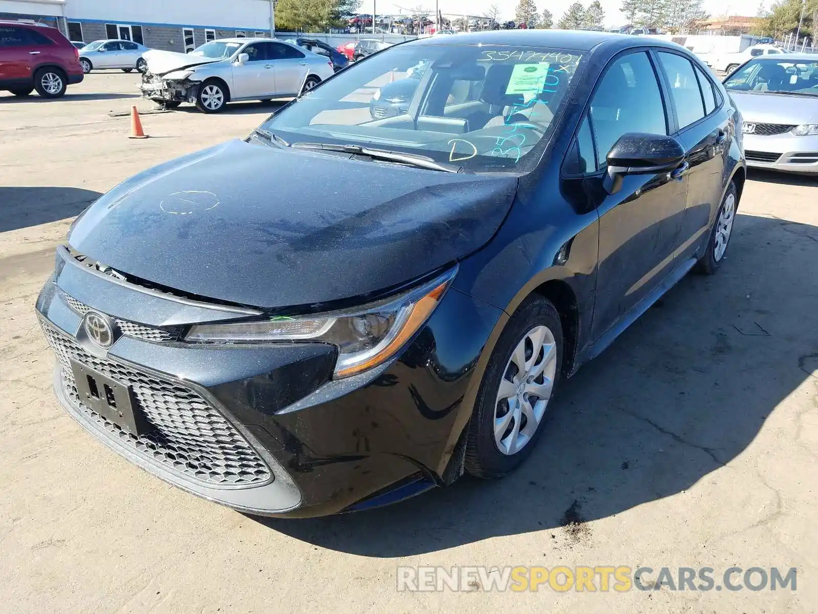 2 Photograph of a damaged car JTDEPMAEXMJ120620 TOYOTA COROLLA 2021