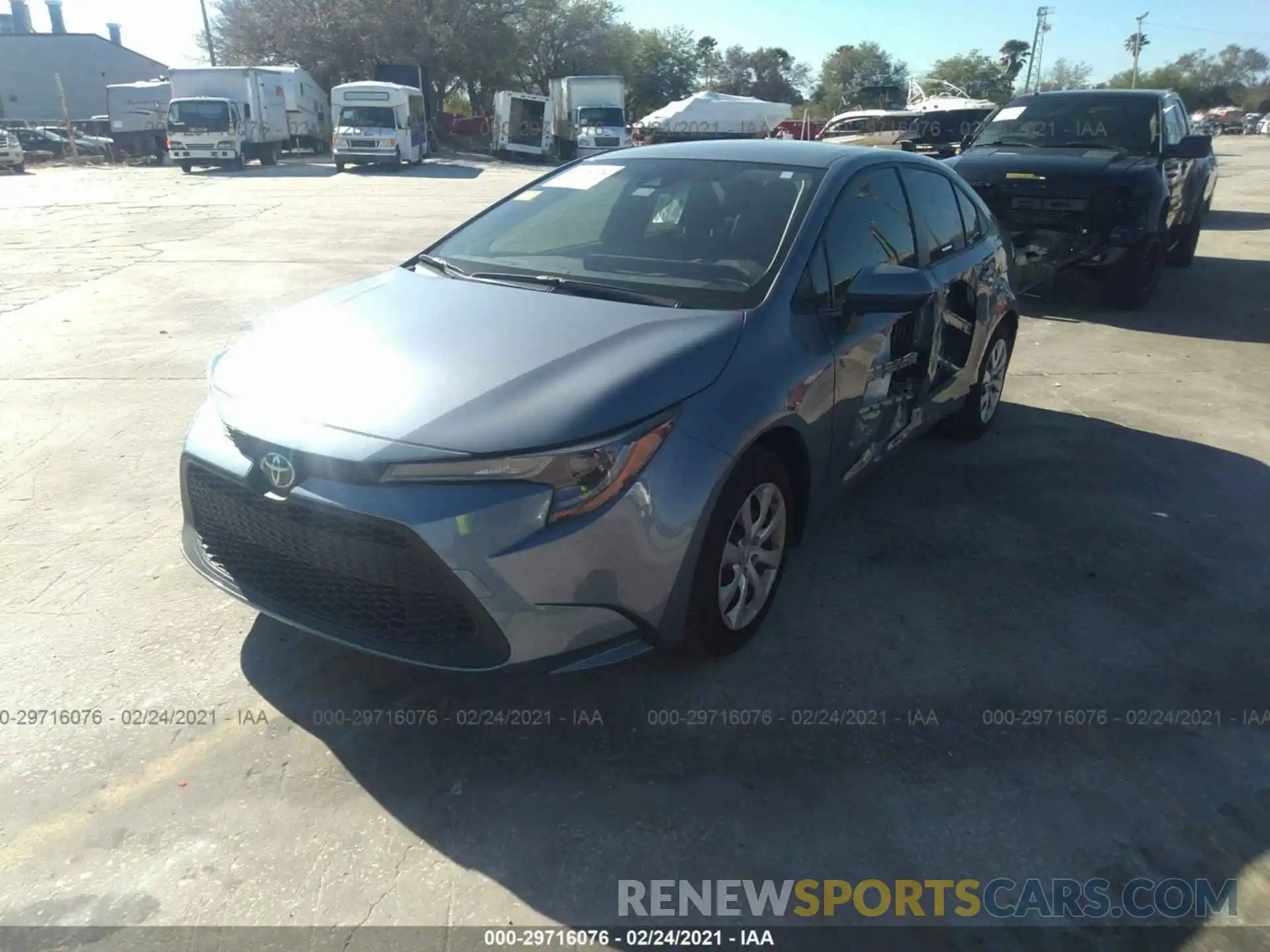 2 Photograph of a damaged car JTDEPMAEXMJ123825 TOYOTA COROLLA 2021