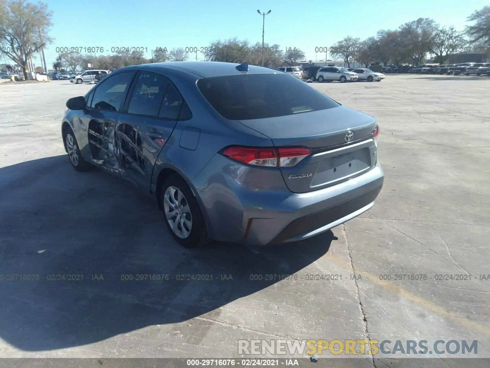 3 Photograph of a damaged car JTDEPMAEXMJ123825 TOYOTA COROLLA 2021