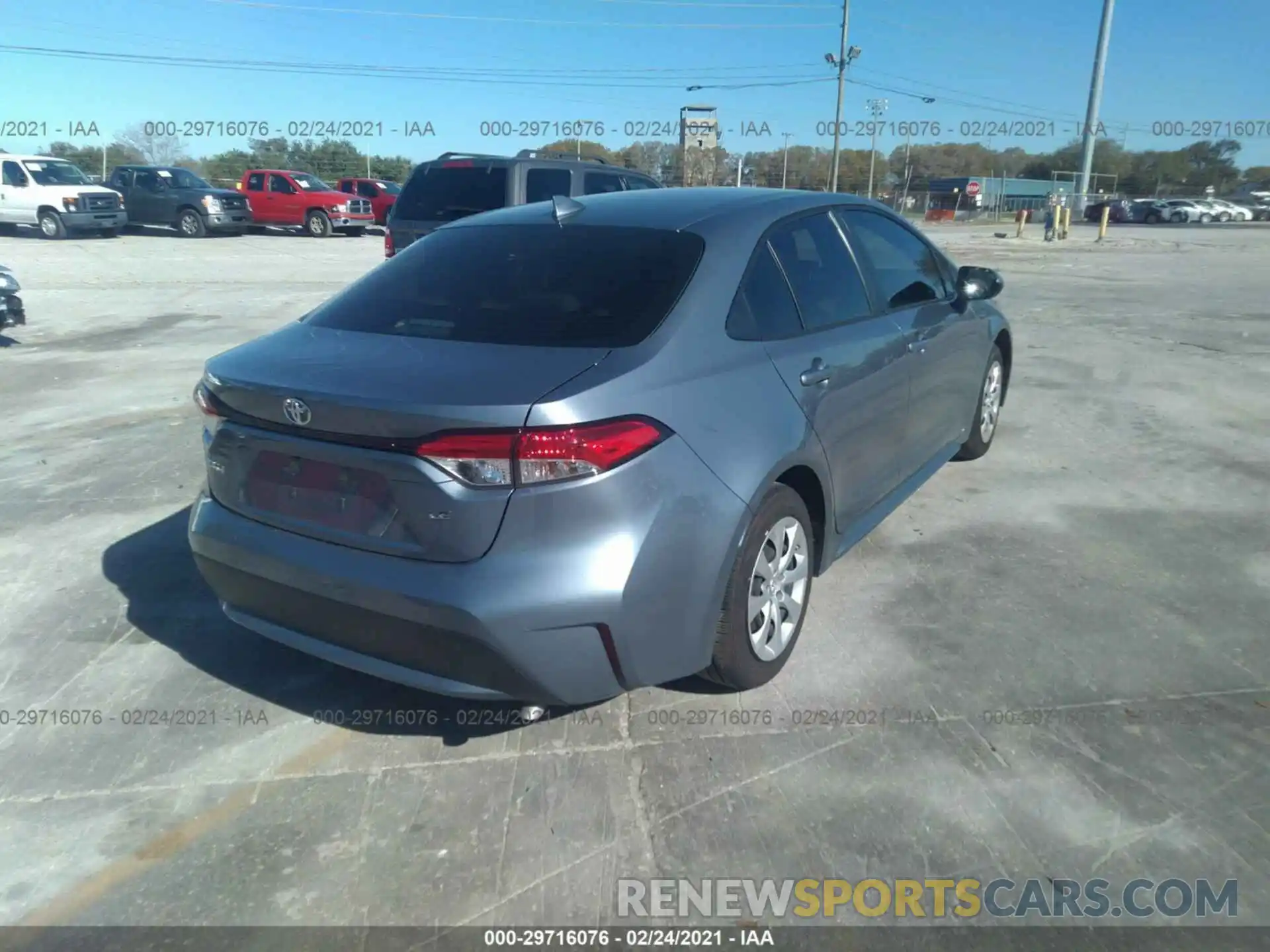 4 Photograph of a damaged car JTDEPMAEXMJ123825 TOYOTA COROLLA 2021