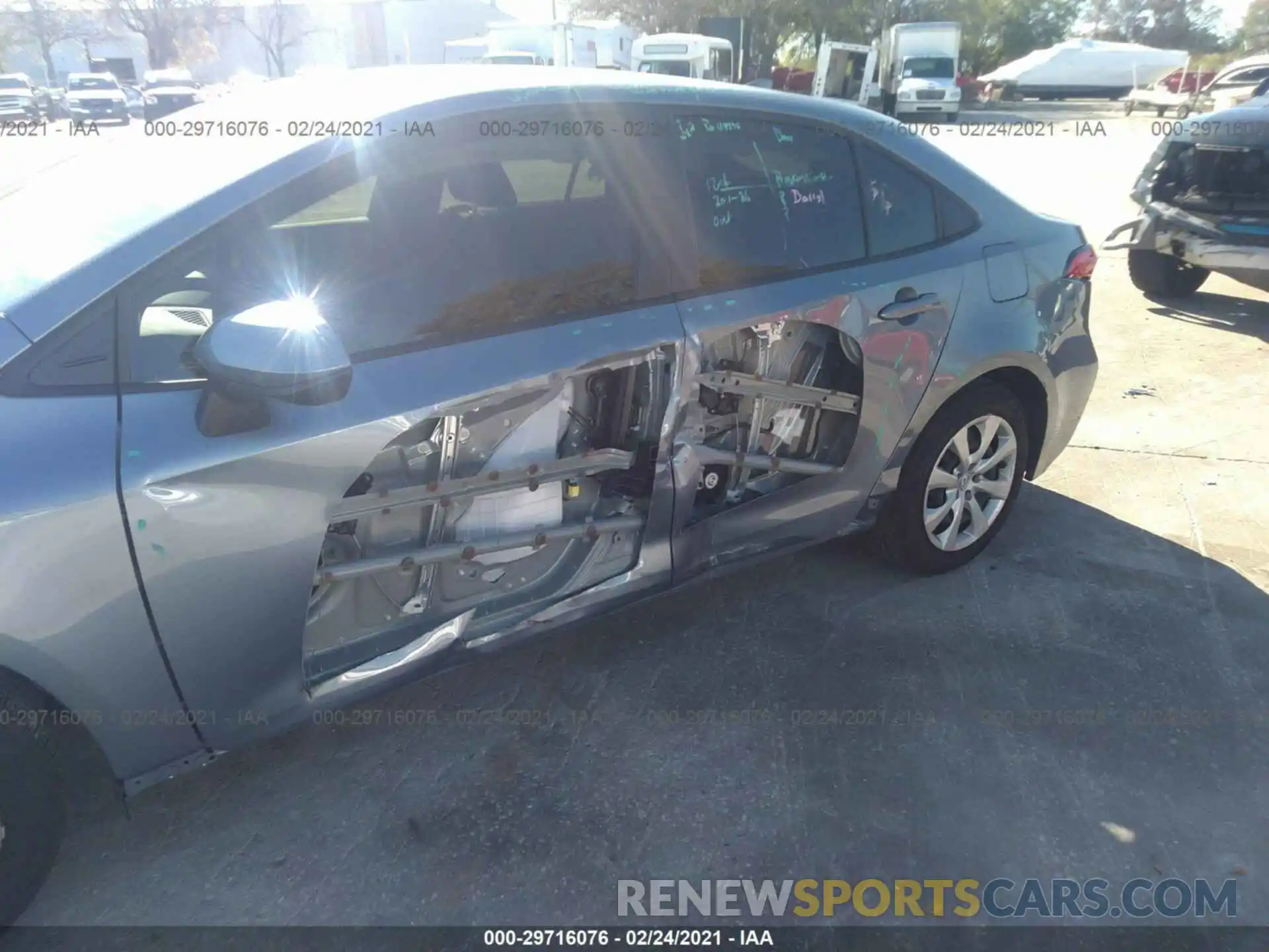 6 Photograph of a damaged car JTDEPMAEXMJ123825 TOYOTA COROLLA 2021