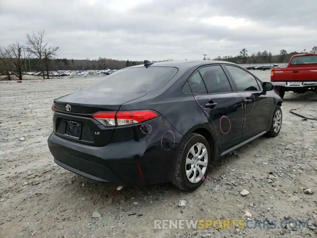 4 Photograph of a damaged car JTDEPMAEXMJ123937 TOYOTA COROLLA 2021