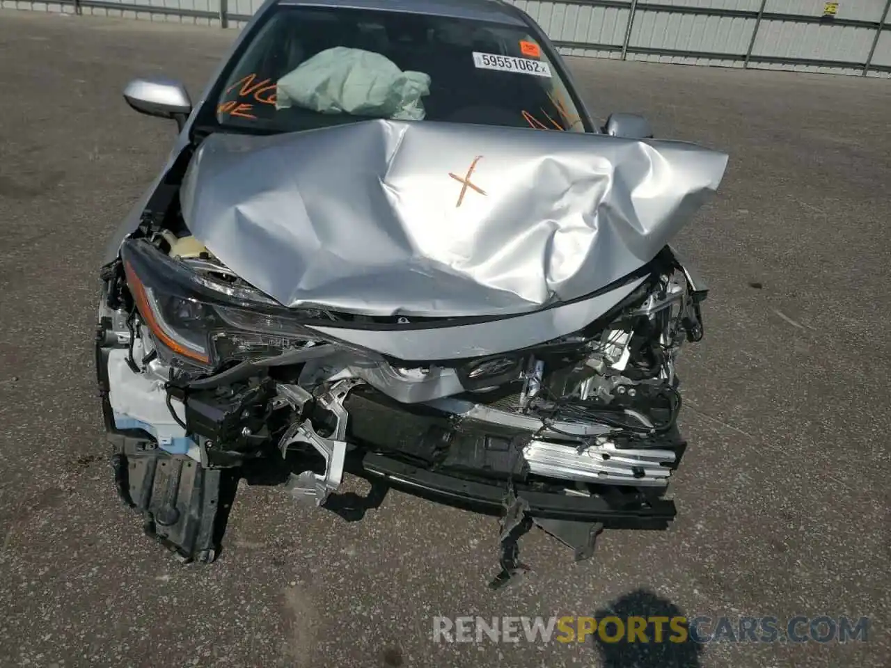 9 Photograph of a damaged car JTDEPMAEXMJ124215 TOYOTA COROLLA 2021