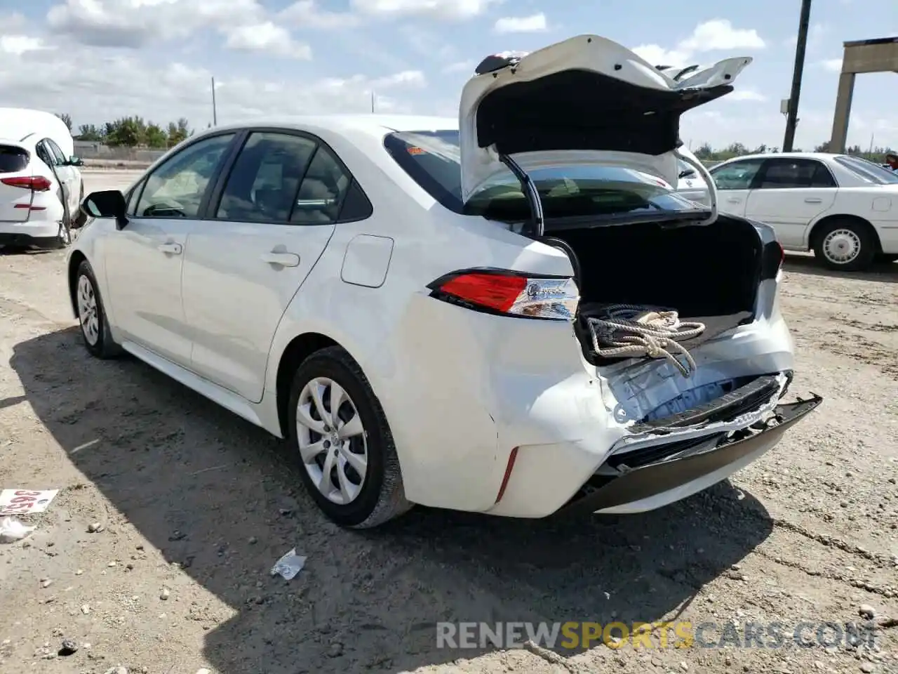 3 Photograph of a damaged car JTDEPMAEXMJ125686 TOYOTA COROLLA 2021