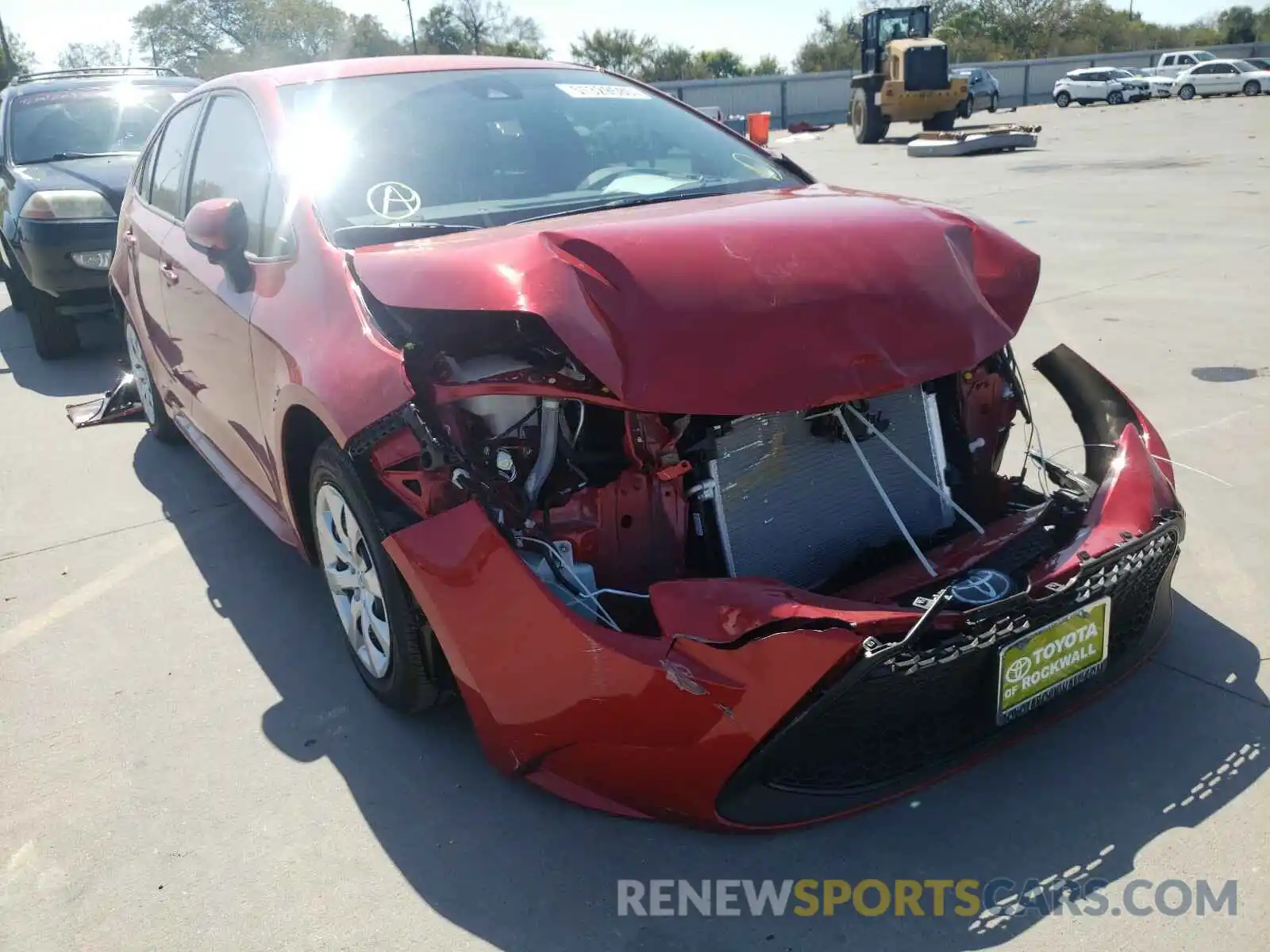 1 Photograph of a damaged car JTDEPMAEXMJ126871 TOYOTA COROLLA 2021