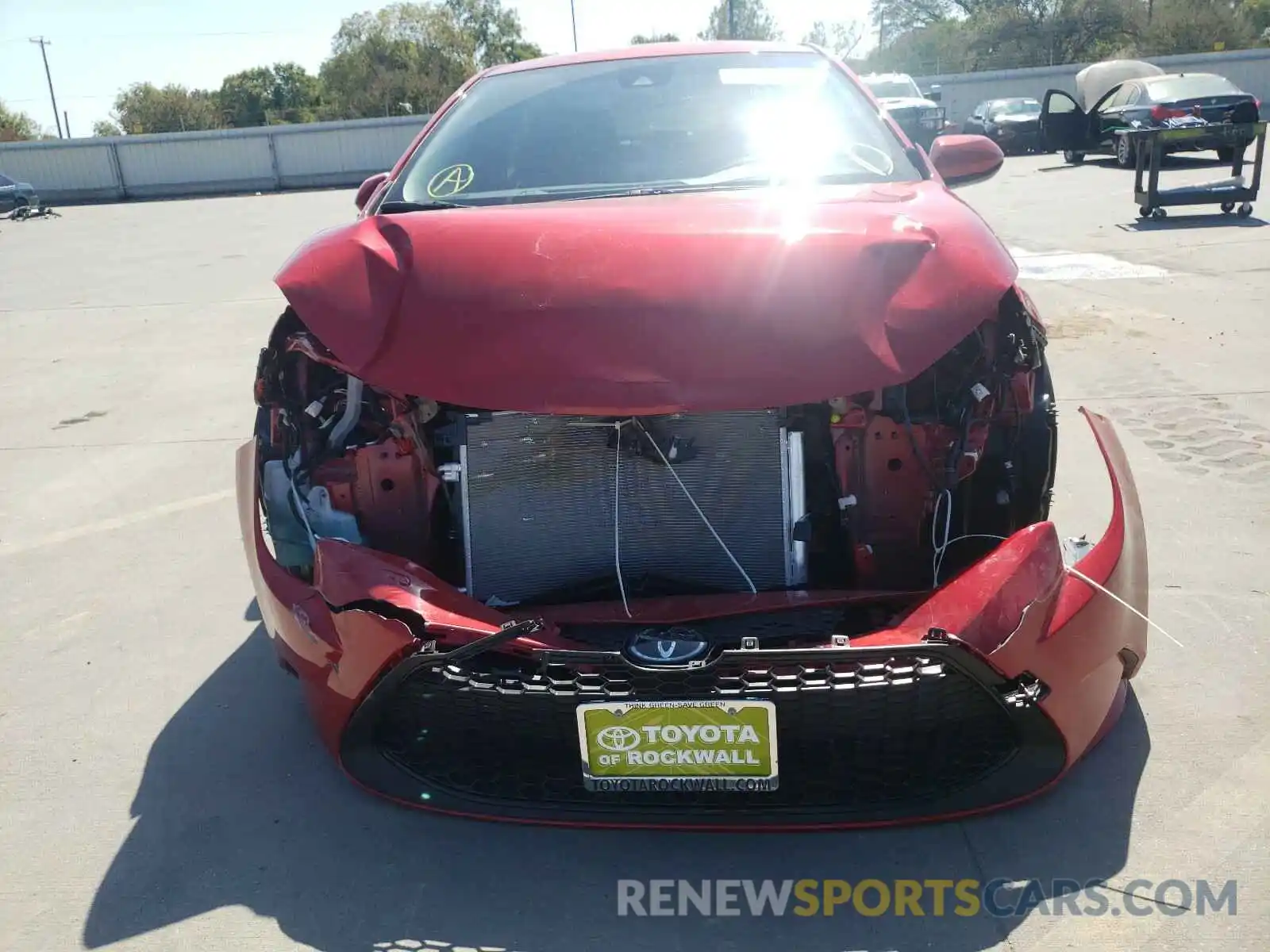 9 Photograph of a damaged car JTDEPMAEXMJ126871 TOYOTA COROLLA 2021