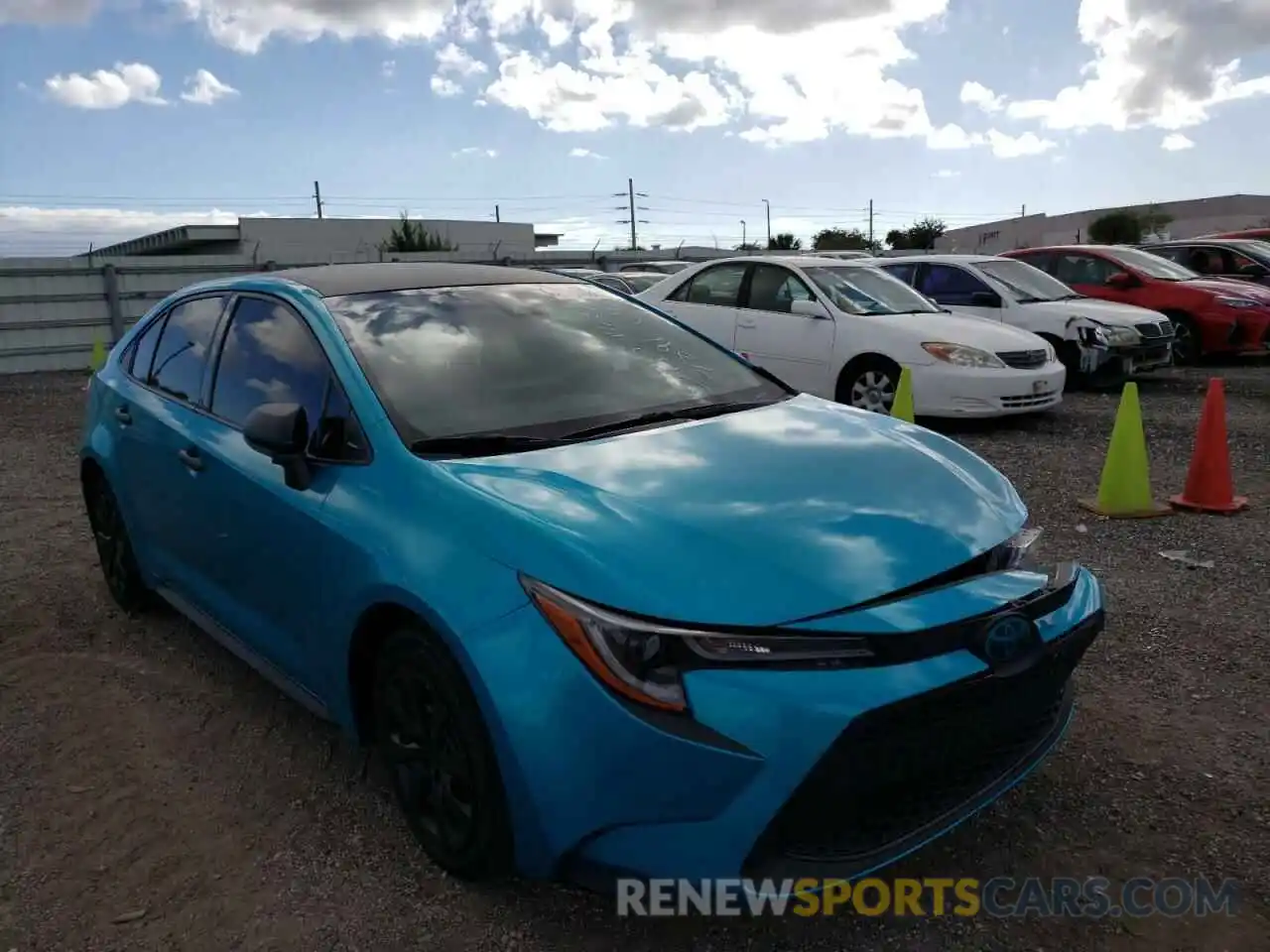 1 Photograph of a damaged car JTDEPMAEXMJ127891 TOYOTA COROLLA 2021