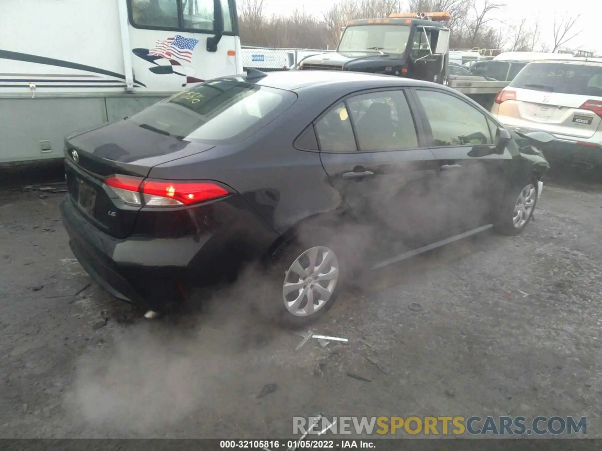 4 Photograph of a damaged car JTDEPMAEXMJ128894 TOYOTA COROLLA 2021