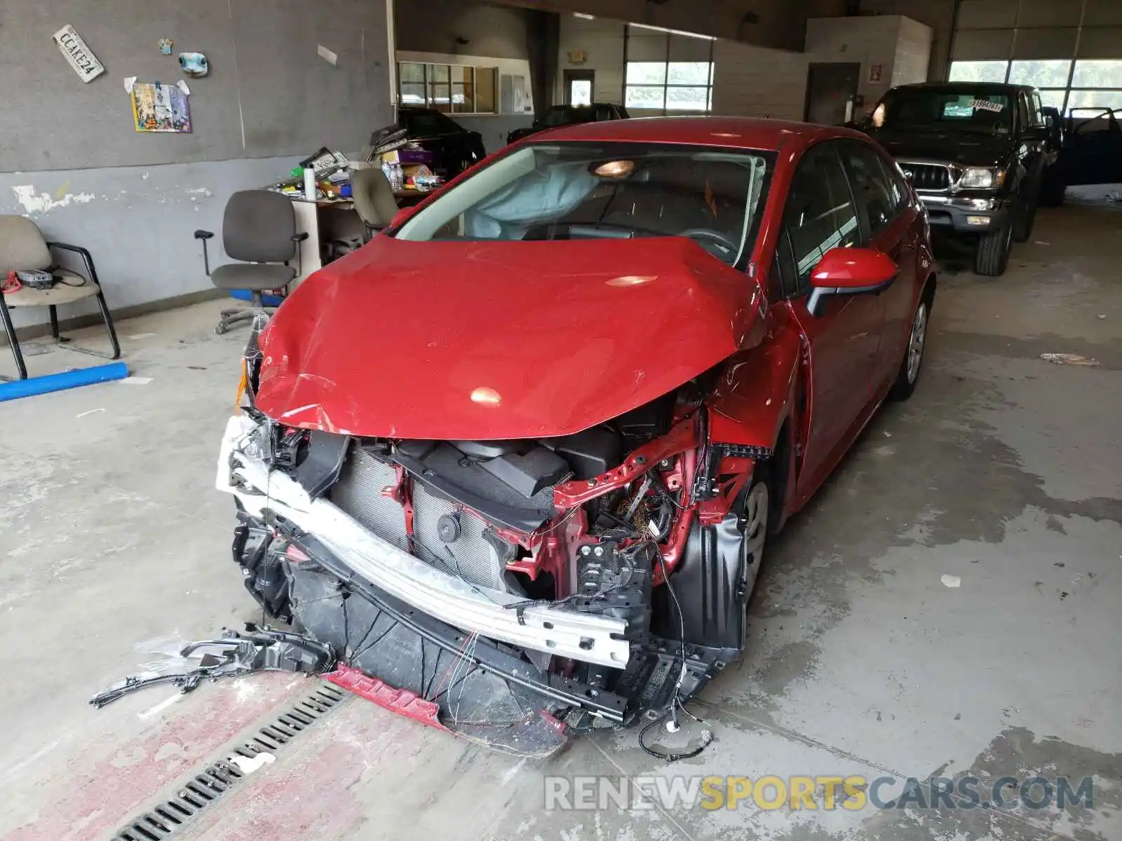 2 Photograph of a damaged car JTDEPMAEXMJ129382 TOYOTA COROLLA 2021