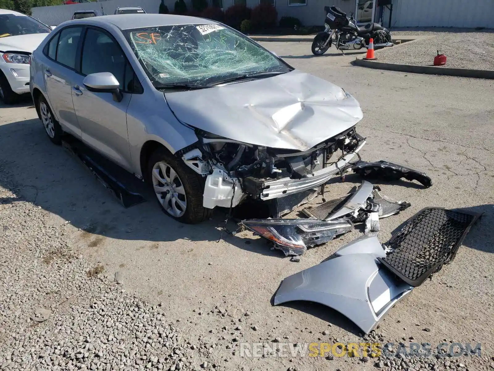 1 Photograph of a damaged car JTDEPMAEXMJ130662 TOYOTA COROLLA 2021