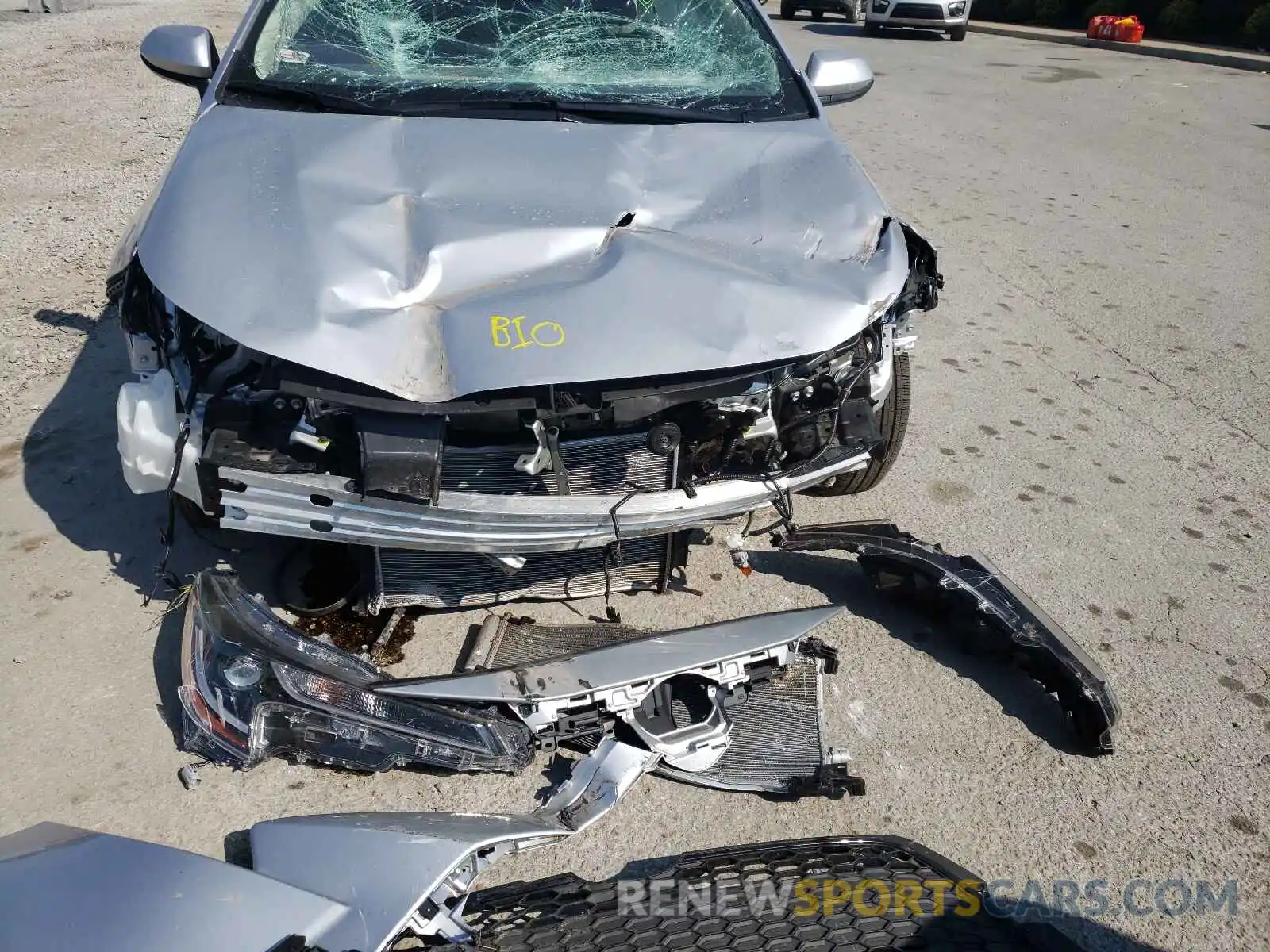 9 Photograph of a damaged car JTDEPMAEXMJ130662 TOYOTA COROLLA 2021