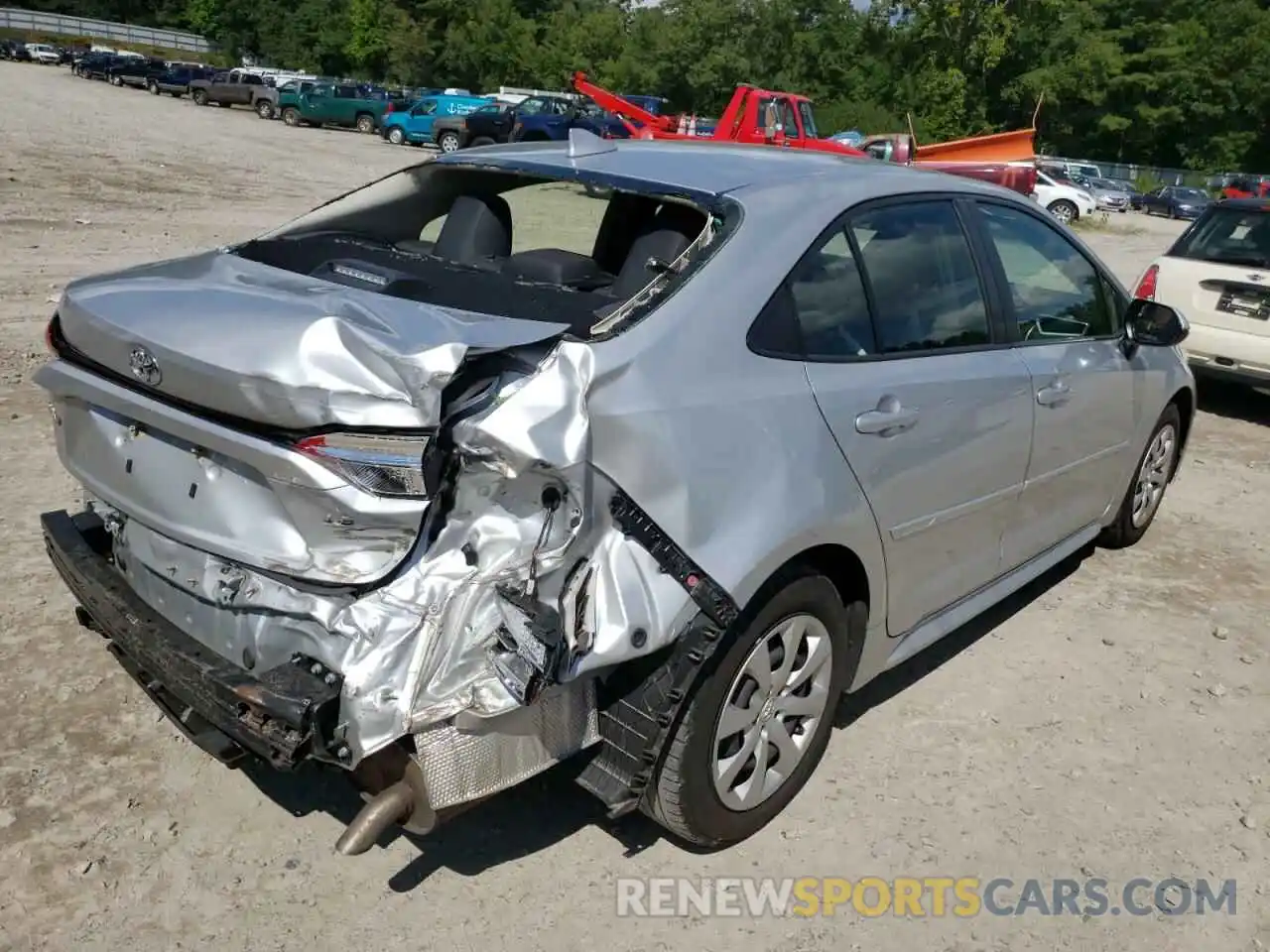 4 Photograph of a damaged car JTDEPMAEXMJ131455 TOYOTA COROLLA 2021