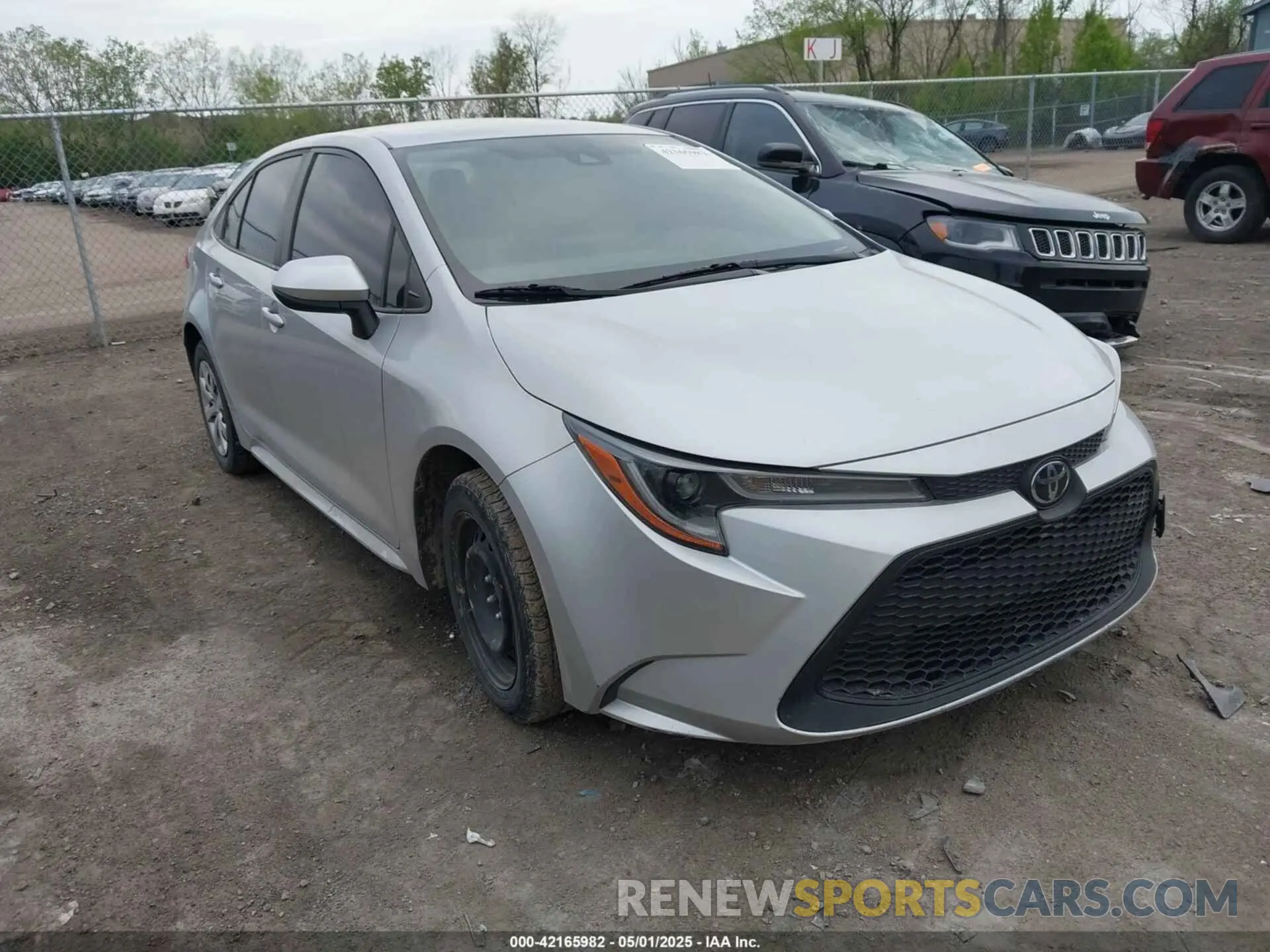 1 Photograph of a damaged car JTDEPMAEXMJ131584 TOYOTA COROLLA 2021