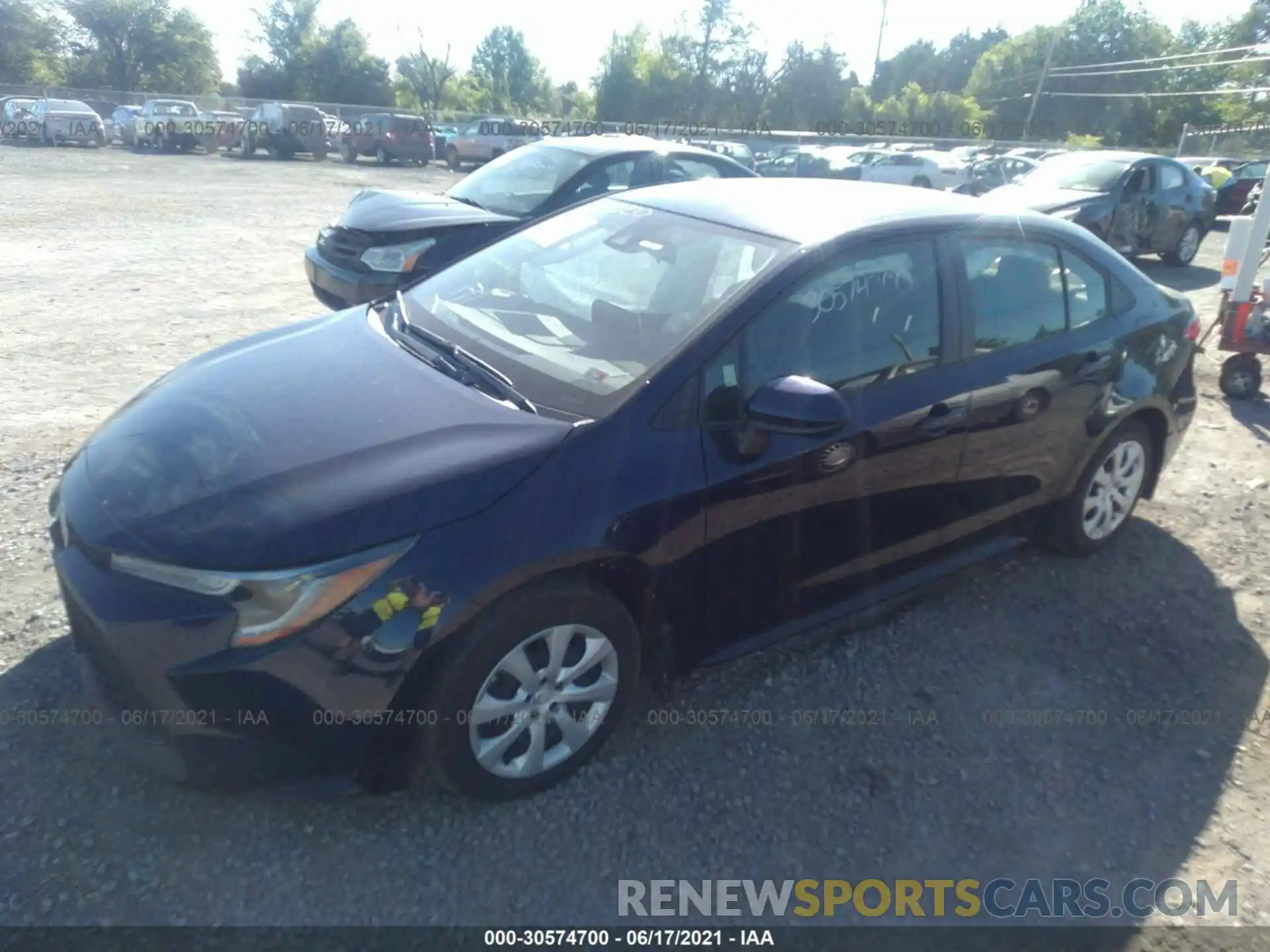 2 Photograph of a damaged car JTDEPMAEXMJ136316 TOYOTA COROLLA 2021