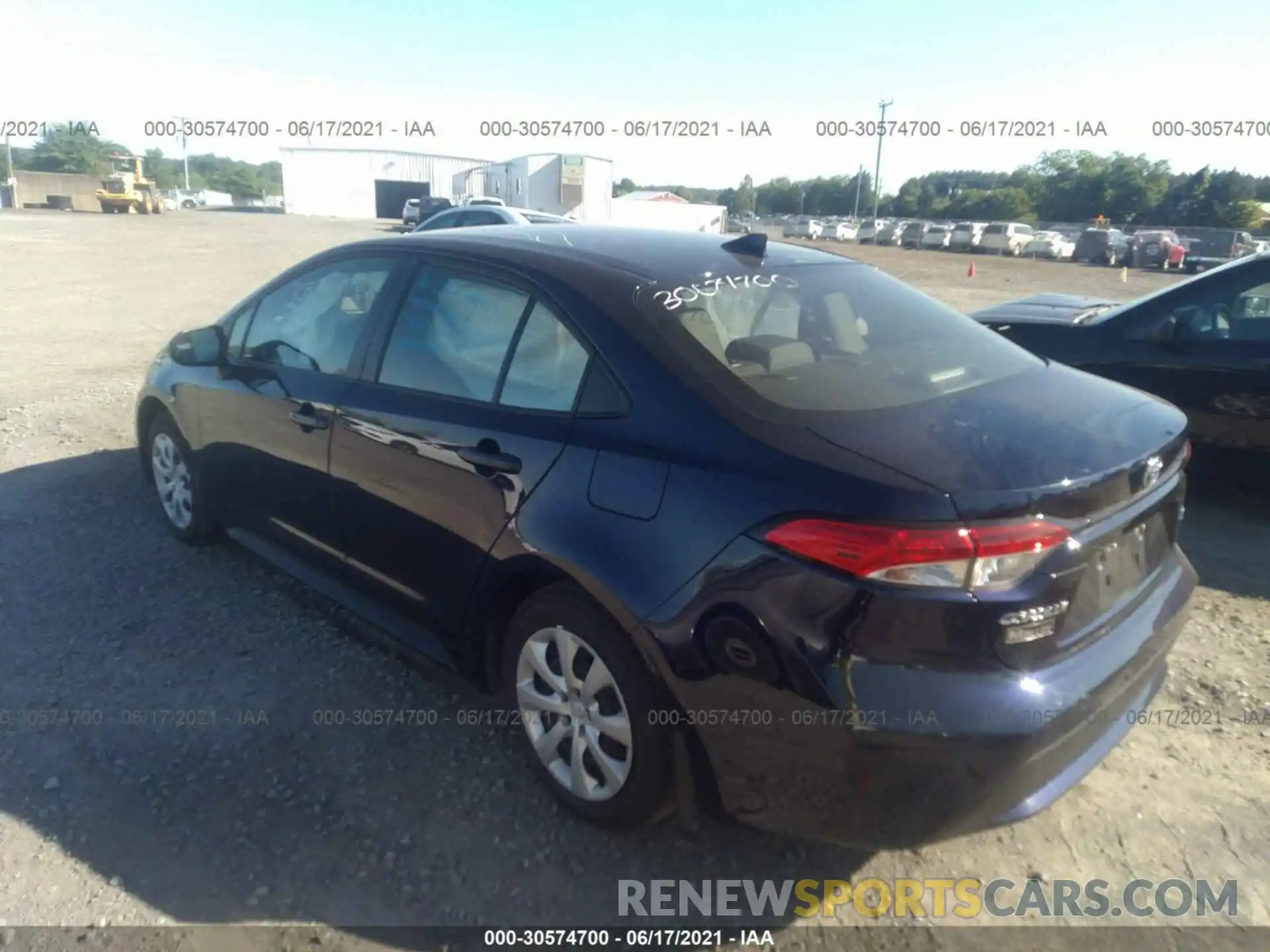 3 Photograph of a damaged car JTDEPMAEXMJ136316 TOYOTA COROLLA 2021