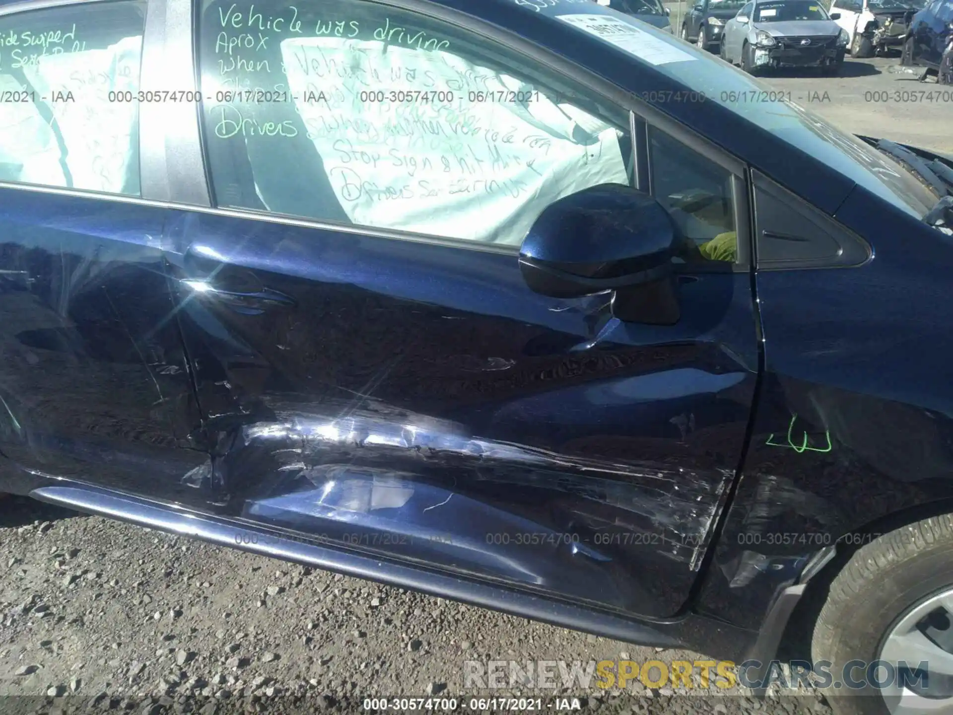 6 Photograph of a damaged car JTDEPMAEXMJ136316 TOYOTA COROLLA 2021