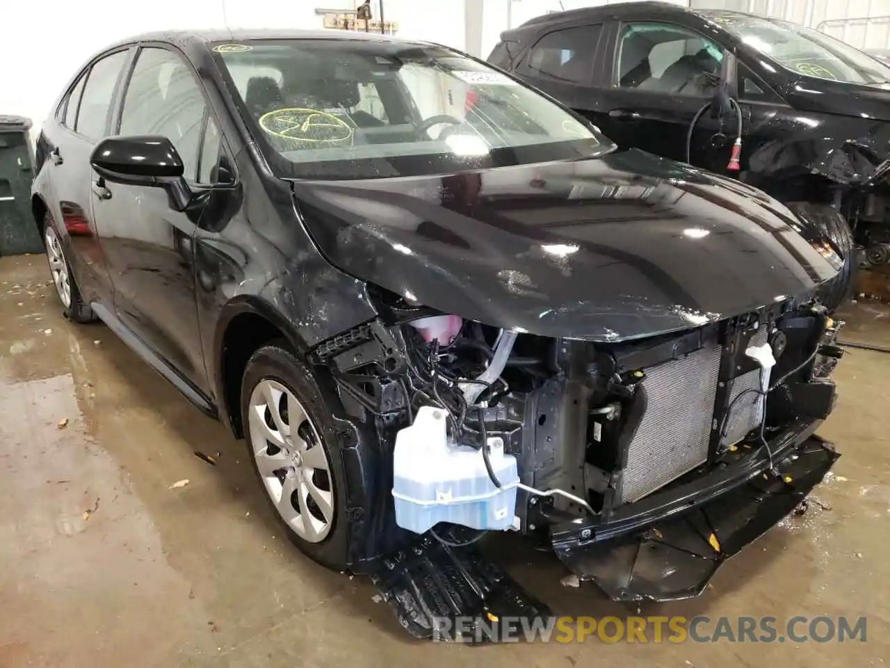 1 Photograph of a damaged car JTDEPMAEXMJ137434 TOYOTA COROLLA 2021