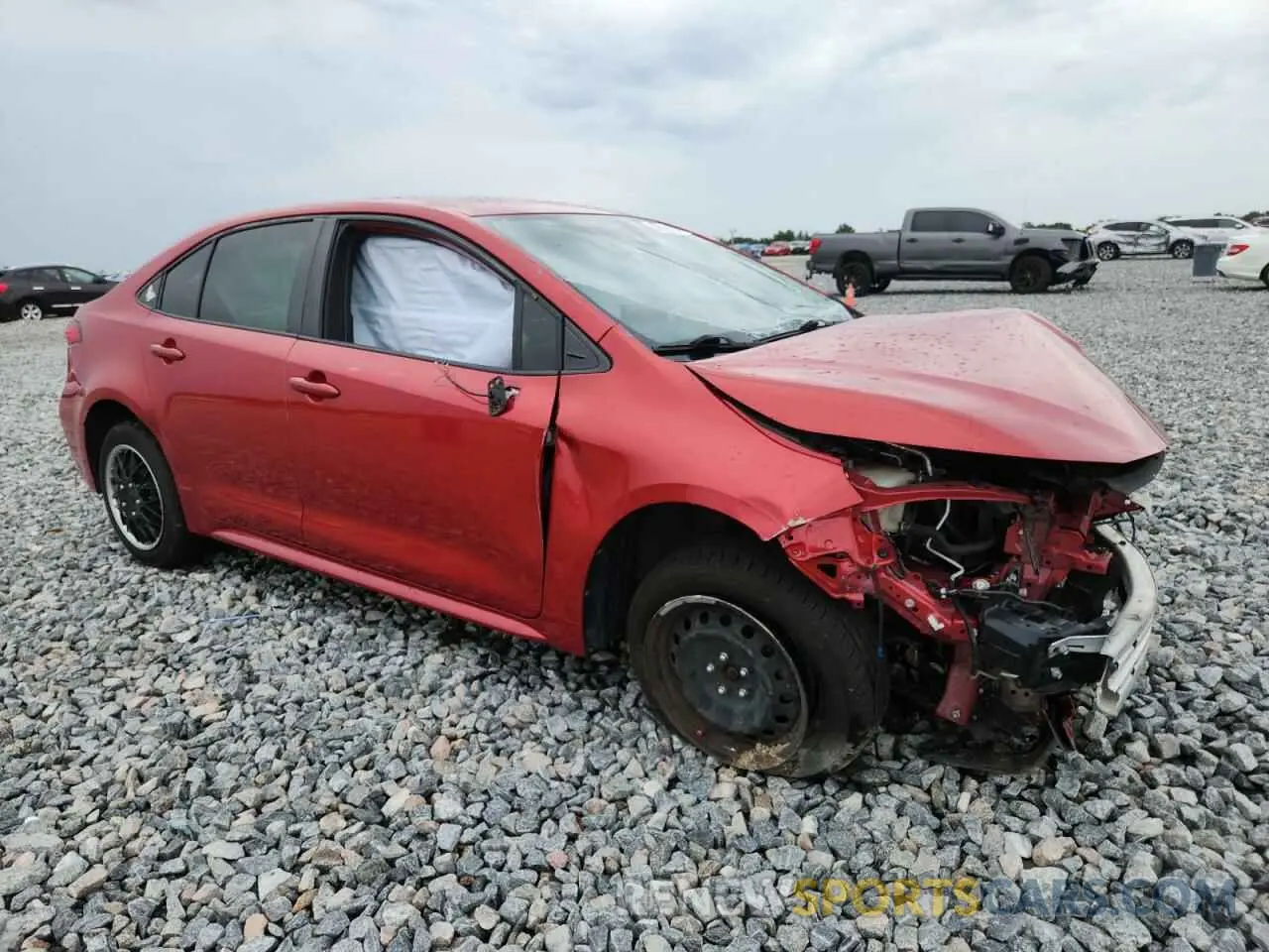 4 Photograph of a damaged car JTDEPMAEXMJ138082 TOYOTA COROLLA 2021