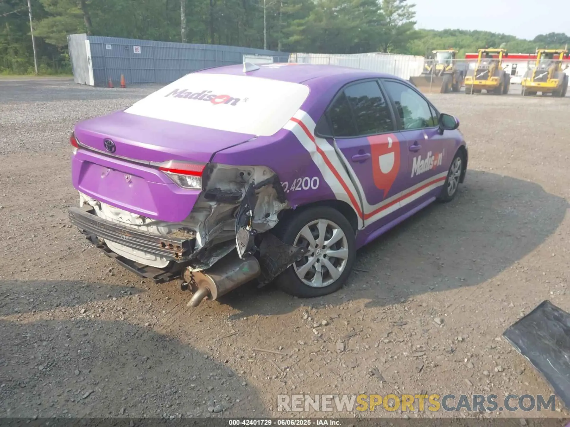 4 Photograph of a damaged car JTDEPMAEXMJ139393 TOYOTA COROLLA 2021