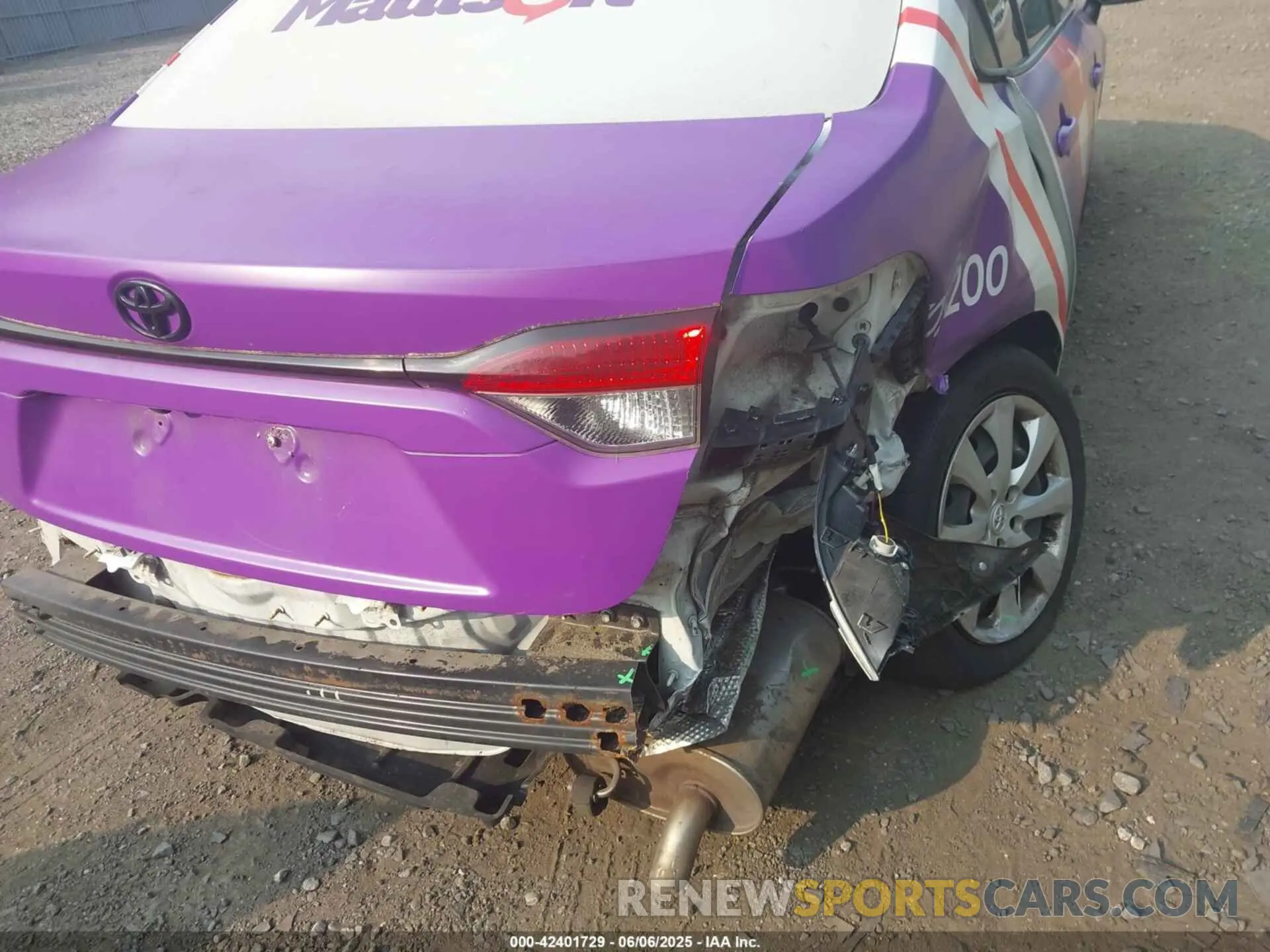 6 Photograph of a damaged car JTDEPMAEXMJ139393 TOYOTA COROLLA 2021