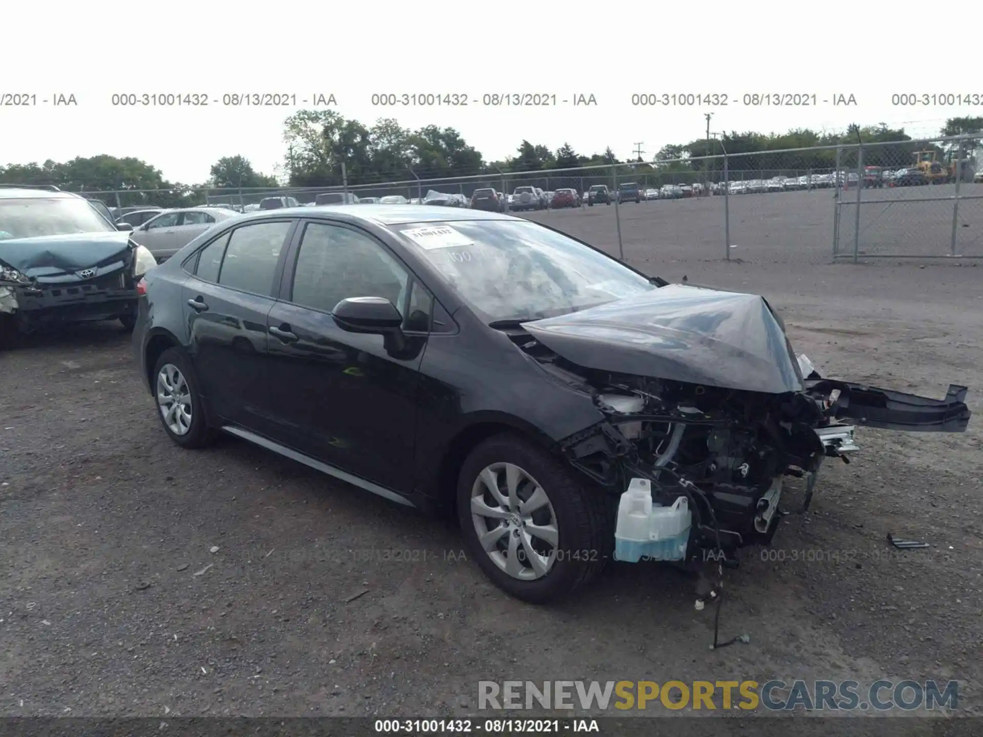 1 Photograph of a damaged car JTDEPMAEXMJ140723 TOYOTA COROLLA 2021