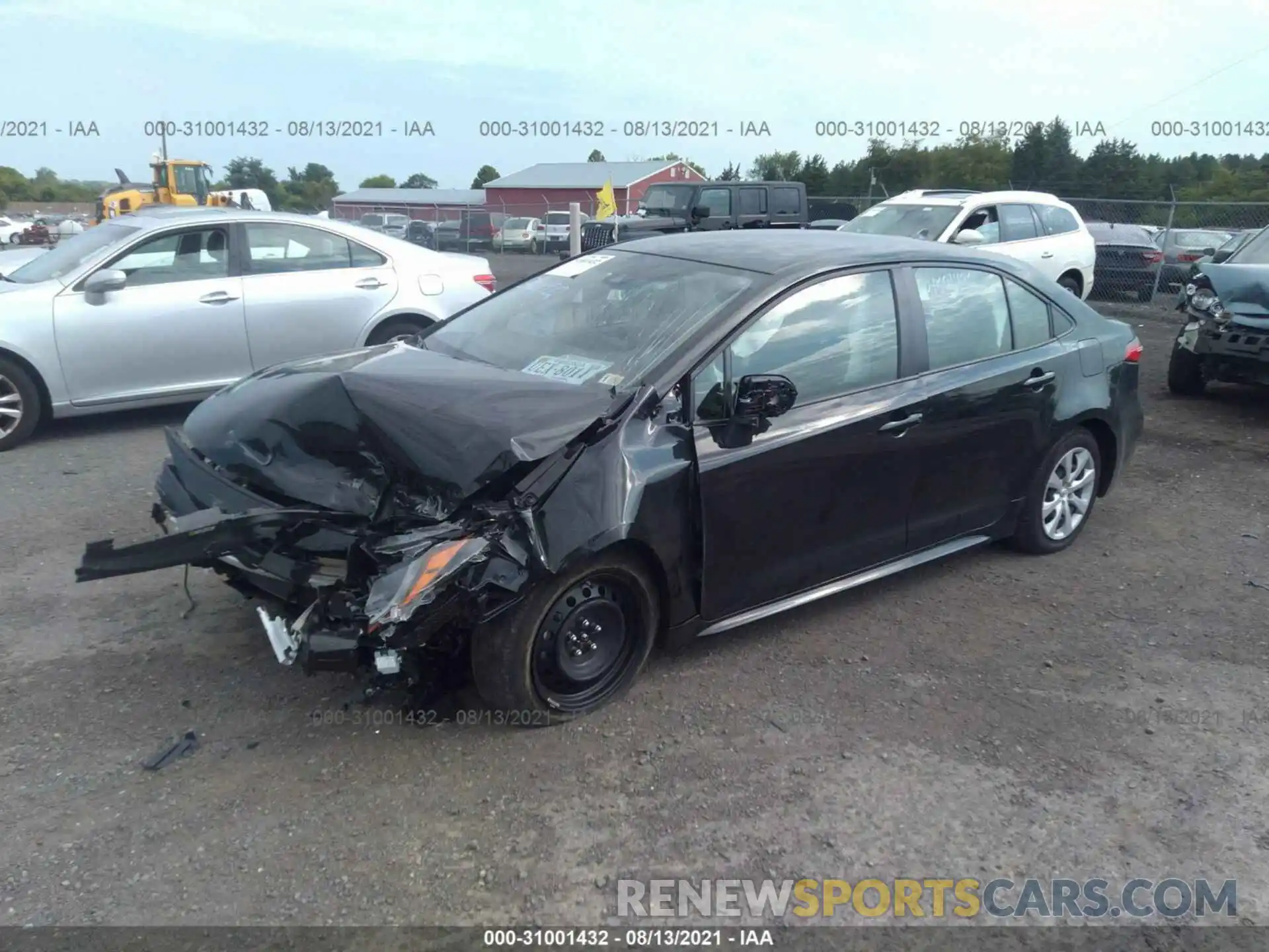 2 Photograph of a damaged car JTDEPMAEXMJ140723 TOYOTA COROLLA 2021