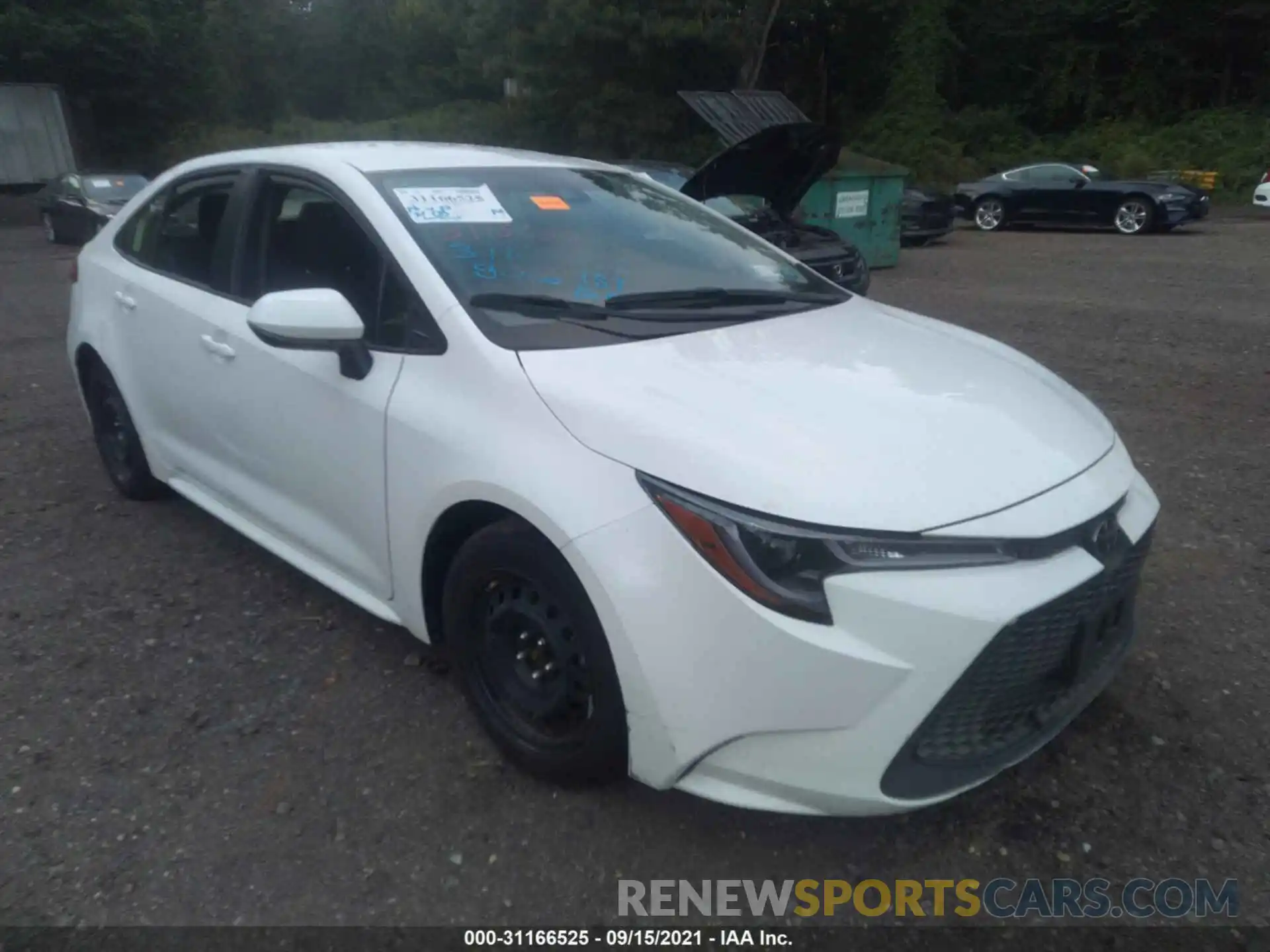 1 Photograph of a damaged car JTDEPMAEXMJ141354 TOYOTA COROLLA 2021