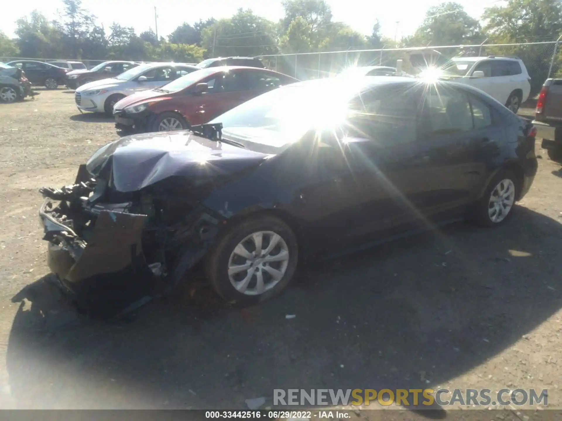 2 Photograph of a damaged car JTDEPMAEXMJ142004 TOYOTA COROLLA 2021