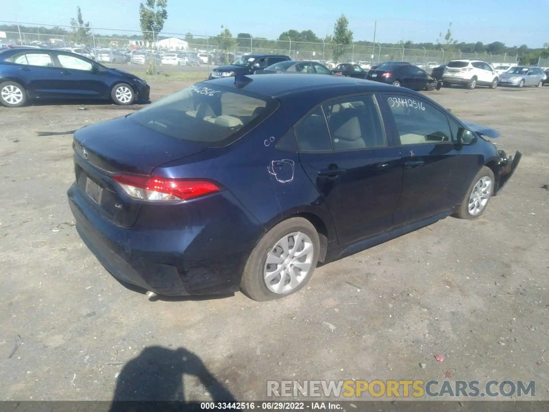 4 Photograph of a damaged car JTDEPMAEXMJ142004 TOYOTA COROLLA 2021